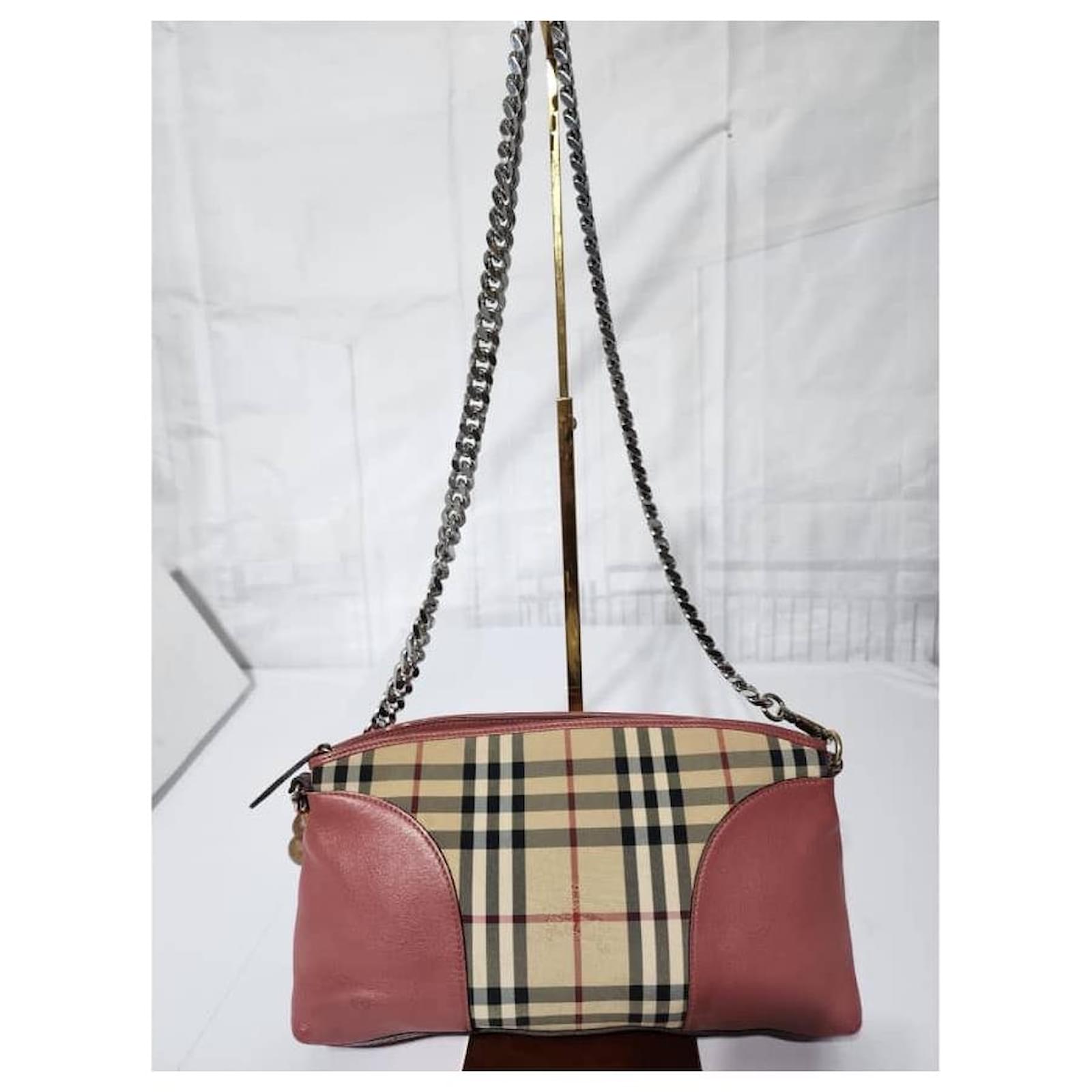 BURBERRY Horseferry Check Small Chichester Crossbody Bag