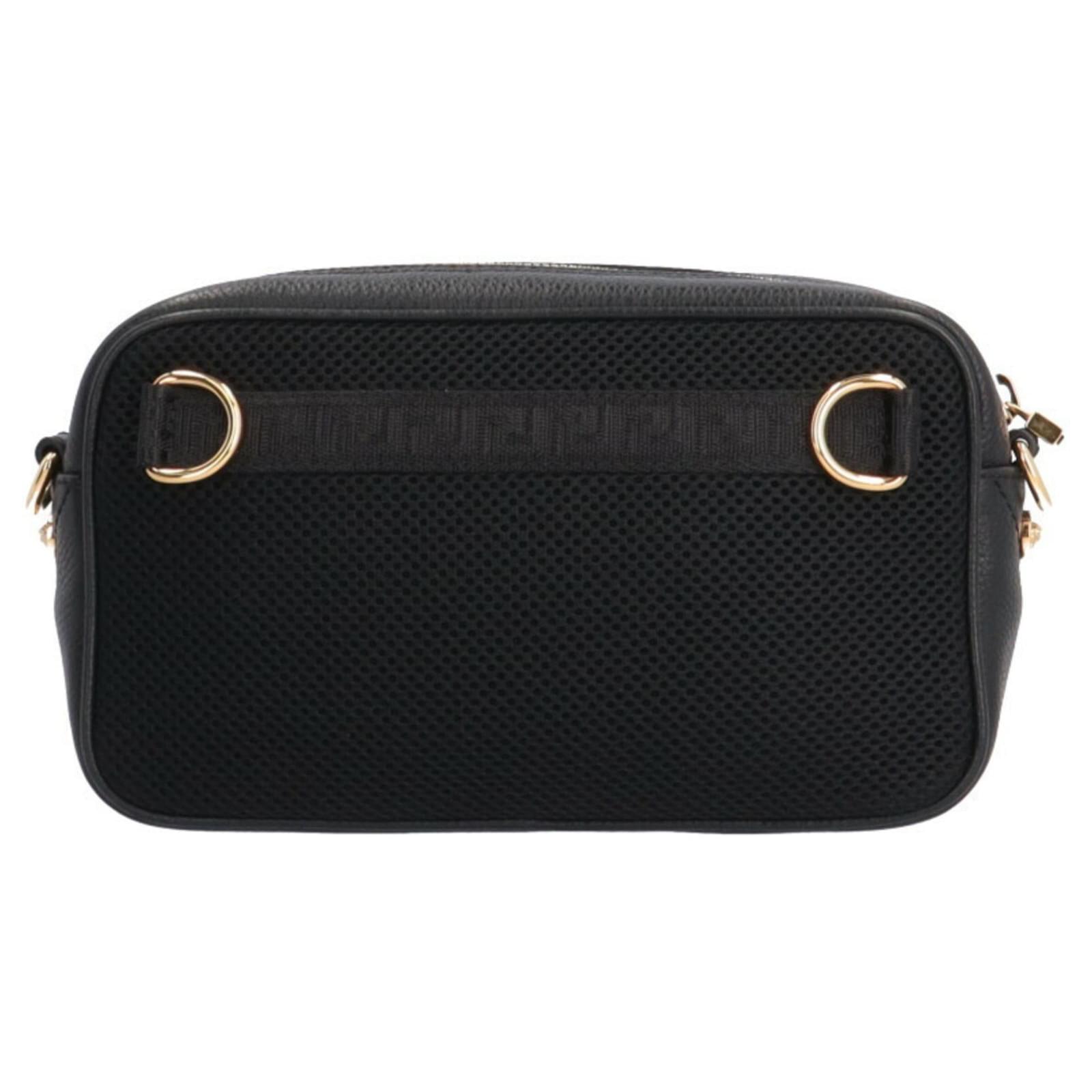 Versace Black Leather Shoulder Bag ref.1615135 - Joli Closet