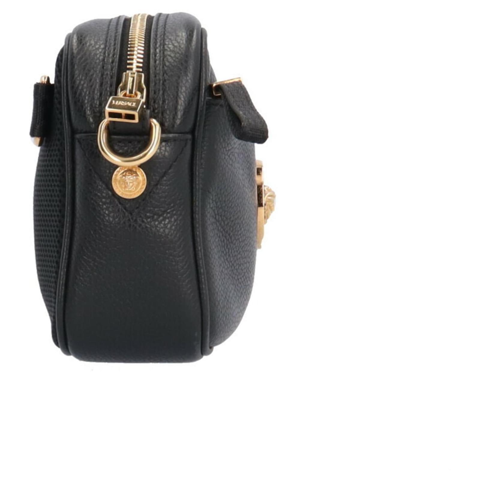 Versace Black Leather Shoulder Bag ref.1615135 - Joli Closet