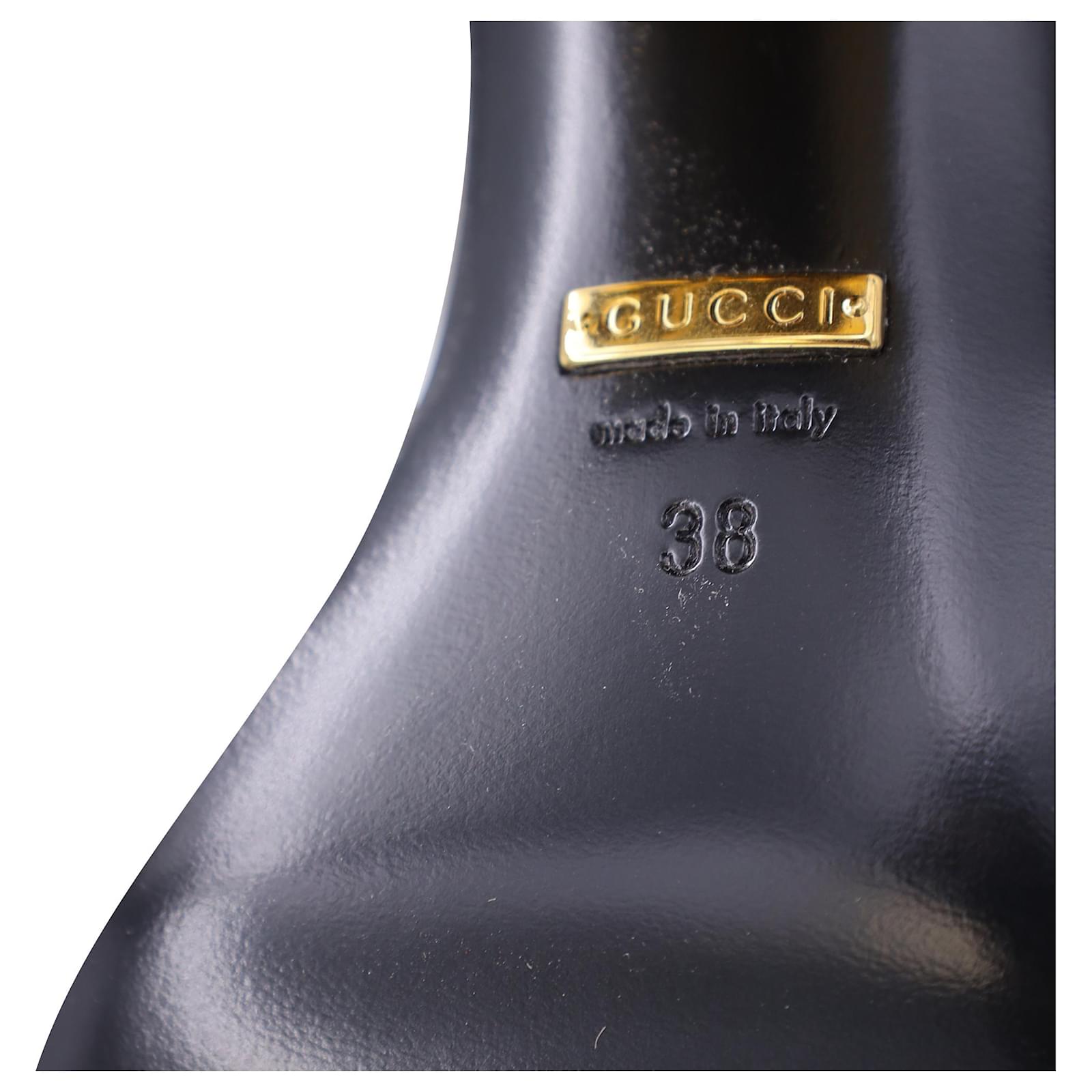 Gucci Horsebit Slingback Pumps in Black Leather ref.1616745 - Joli