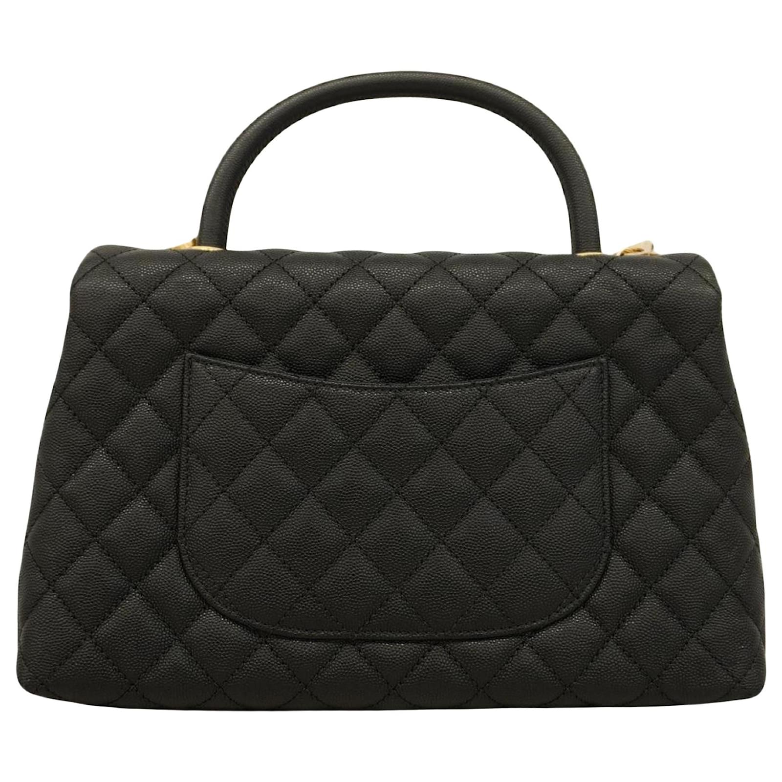 Chanel Coco Handle Black Leather ref.1617267 - Joli Closet