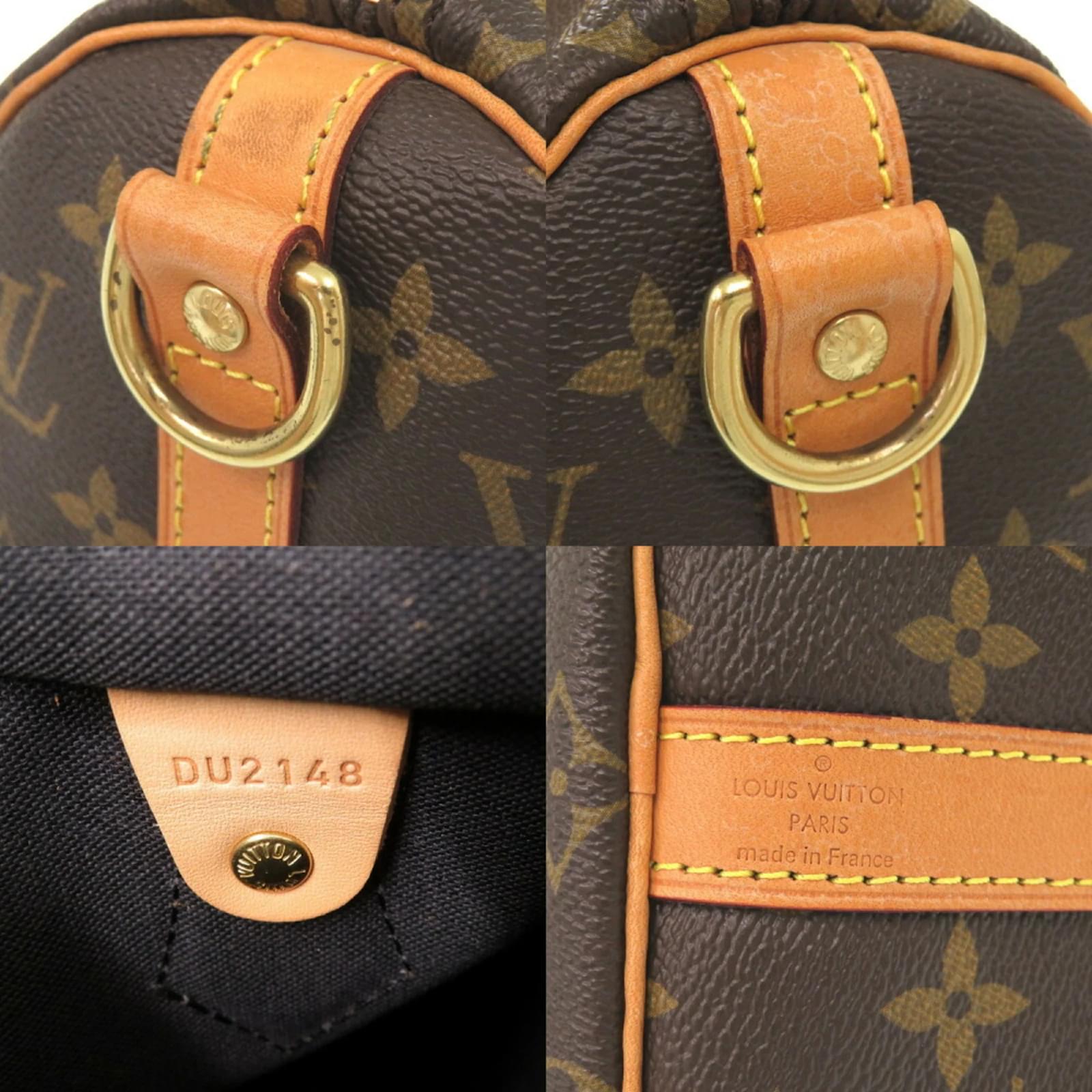 Louis Vuitton Speedy 25 Mon Monogram Handbag Brown Patent leather