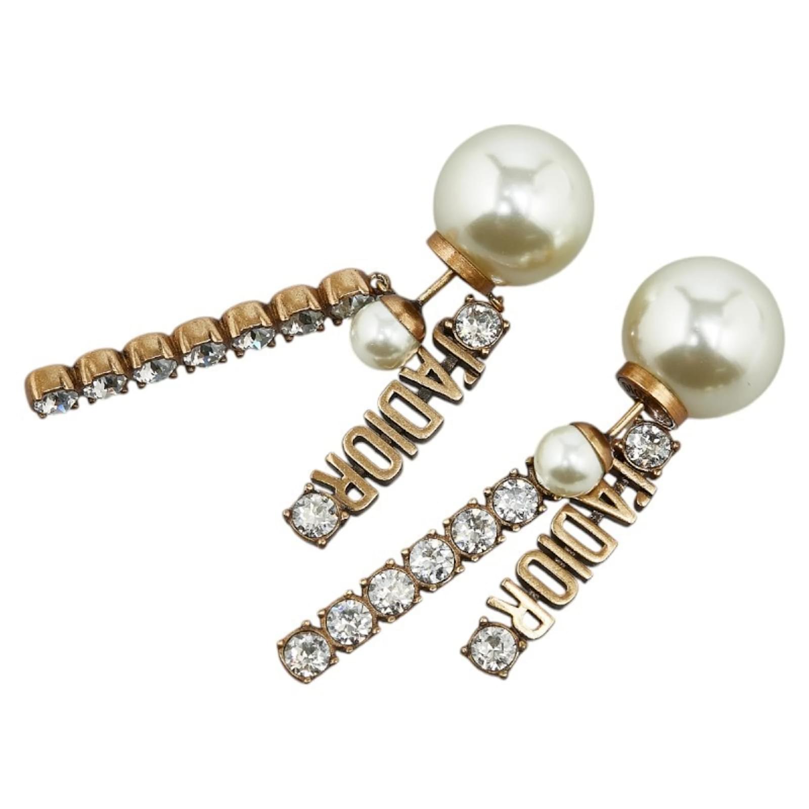 Christian Dior Rhinestone Sun Motif Stud Earrings ref