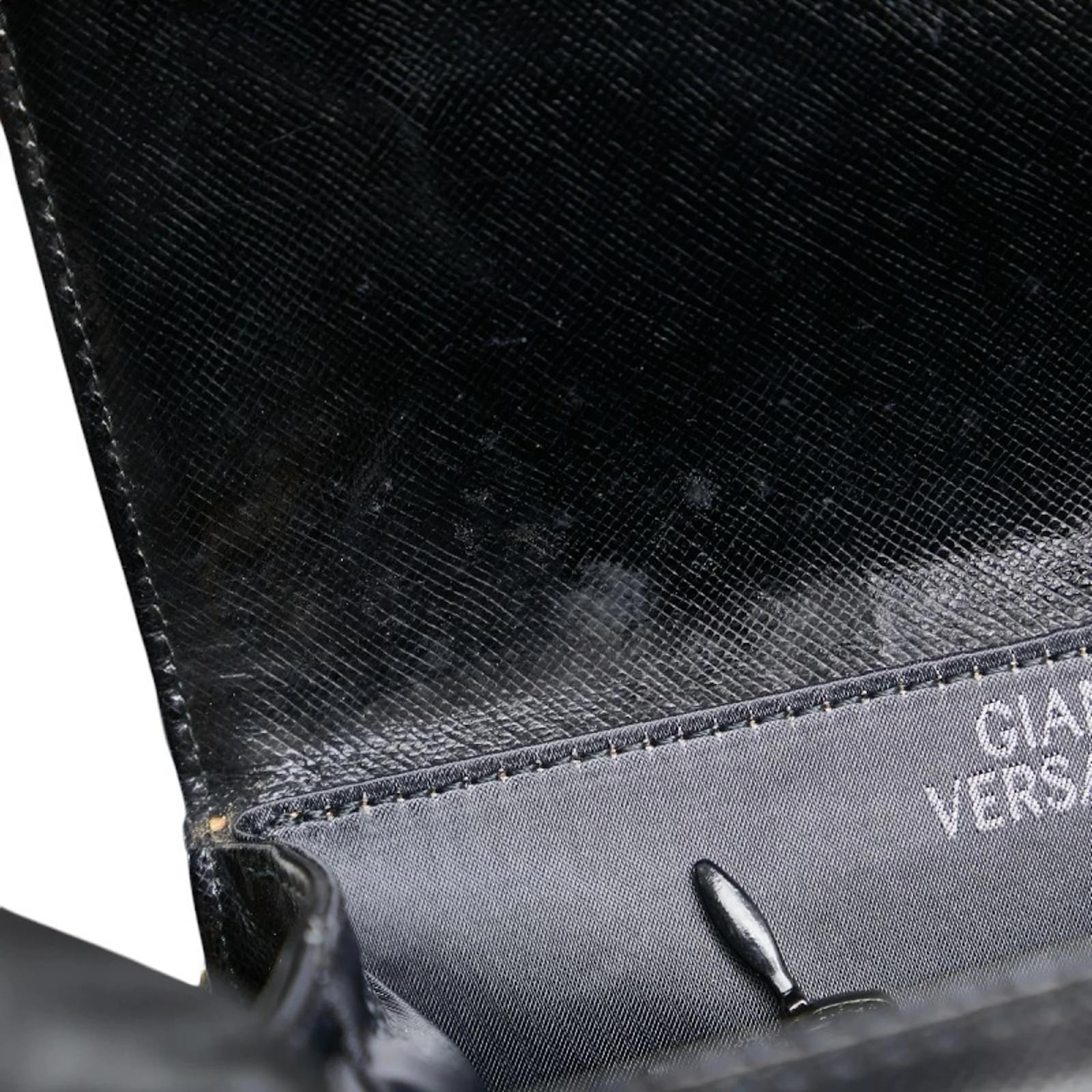 Versace Sunburst Handbag Vanity Bag Black ref.1618673 - Joli Closet