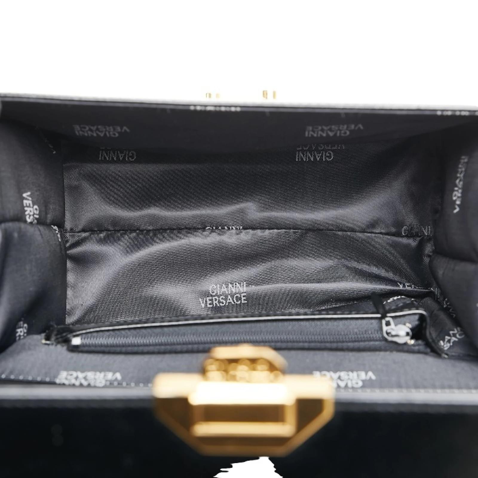 Versace Sunburst Handbag Vanity Bag Black ref.1618673 - Joli Closet