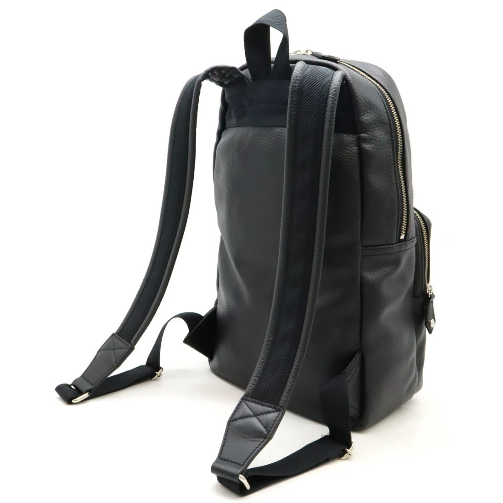 Vivienne Westwood Hamilton Orb Backpack Black Leather ref 