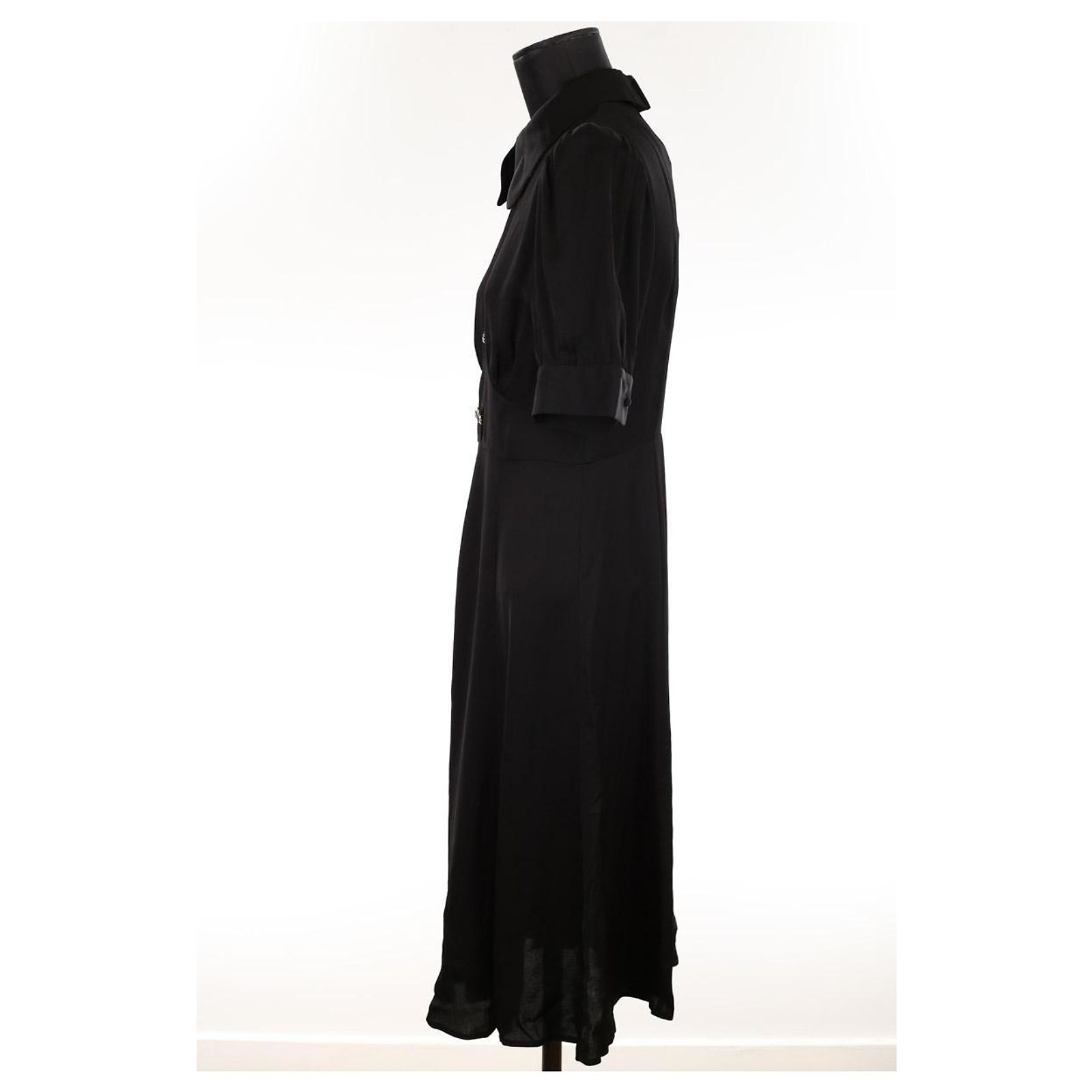 Veste Costume Noire L.K. Bennett - Taille 10 - Polyester/Viscose - Occasion Très Bon état