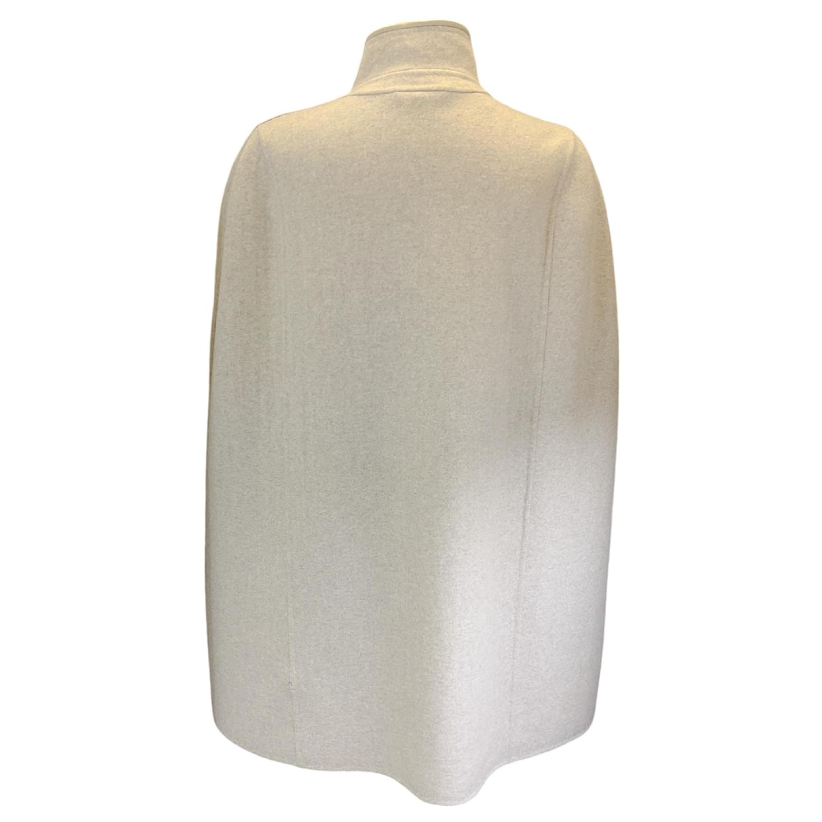 Loro Piana £4000 Cream Cashmere Poncho Jacket O/S