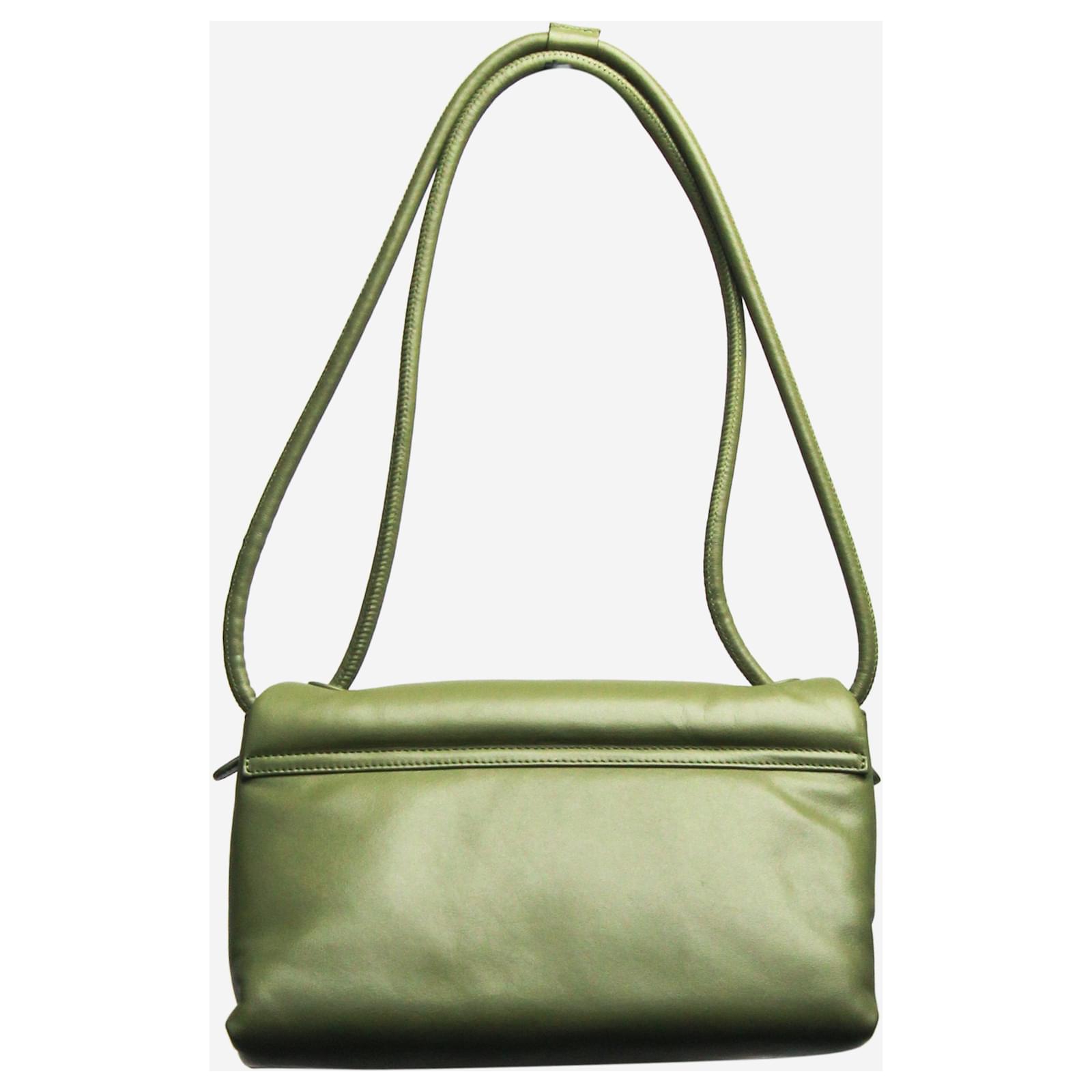 Ami Paris Green Voulez-Vous shoulder bag Leather ref.1619044