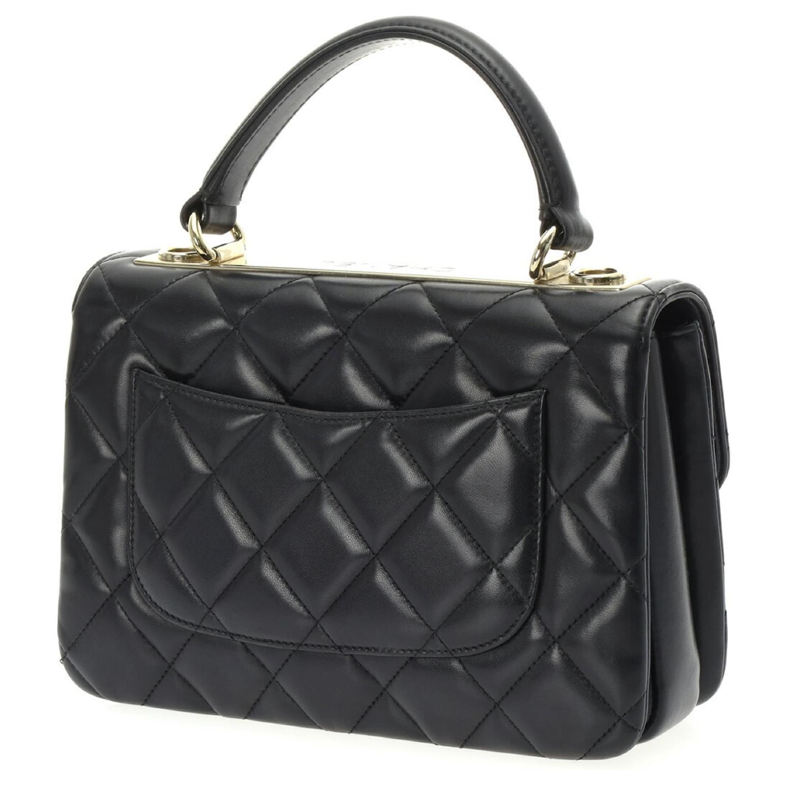 Chanel Matelasse Trendy CC Black Handbag Leather ref.JC1619495