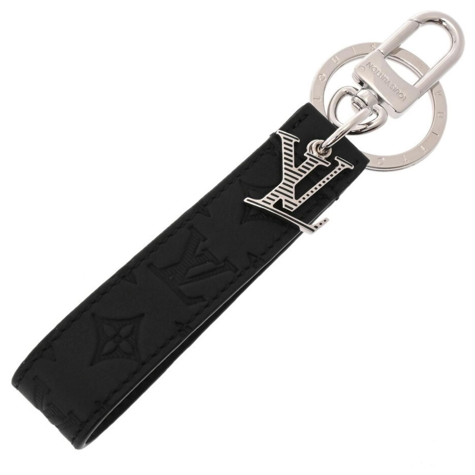 dragonne Louis Vuitton Dragonne Black Leather Keychain ref.1619502 - Joli Closet