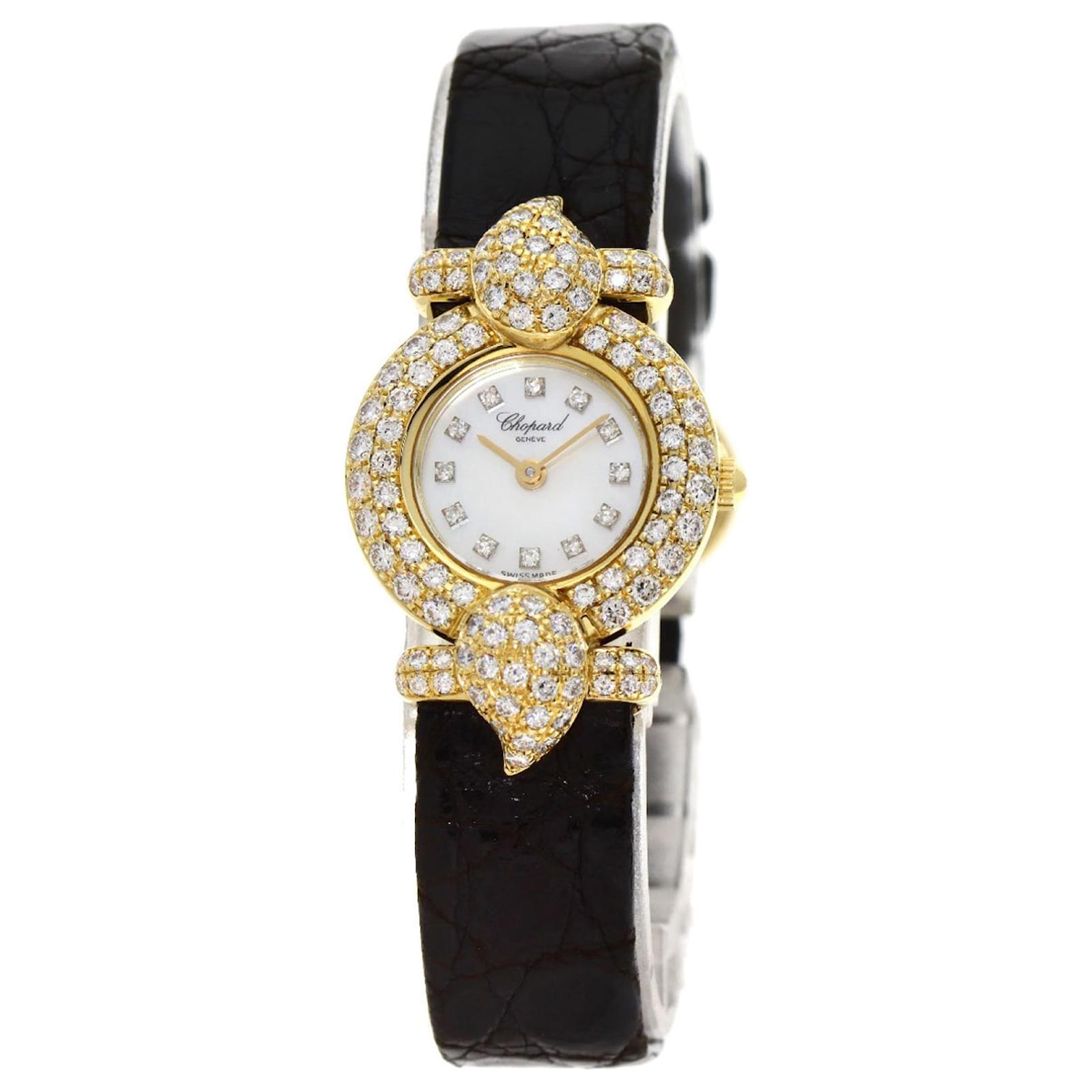 Chopard 43 6031S Kashmir Diamond Watch