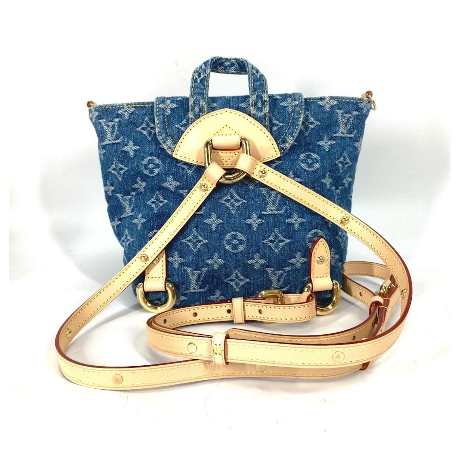 Louis Vuitton M46836 New LV Remix Venice Backpack Blue Denim ref