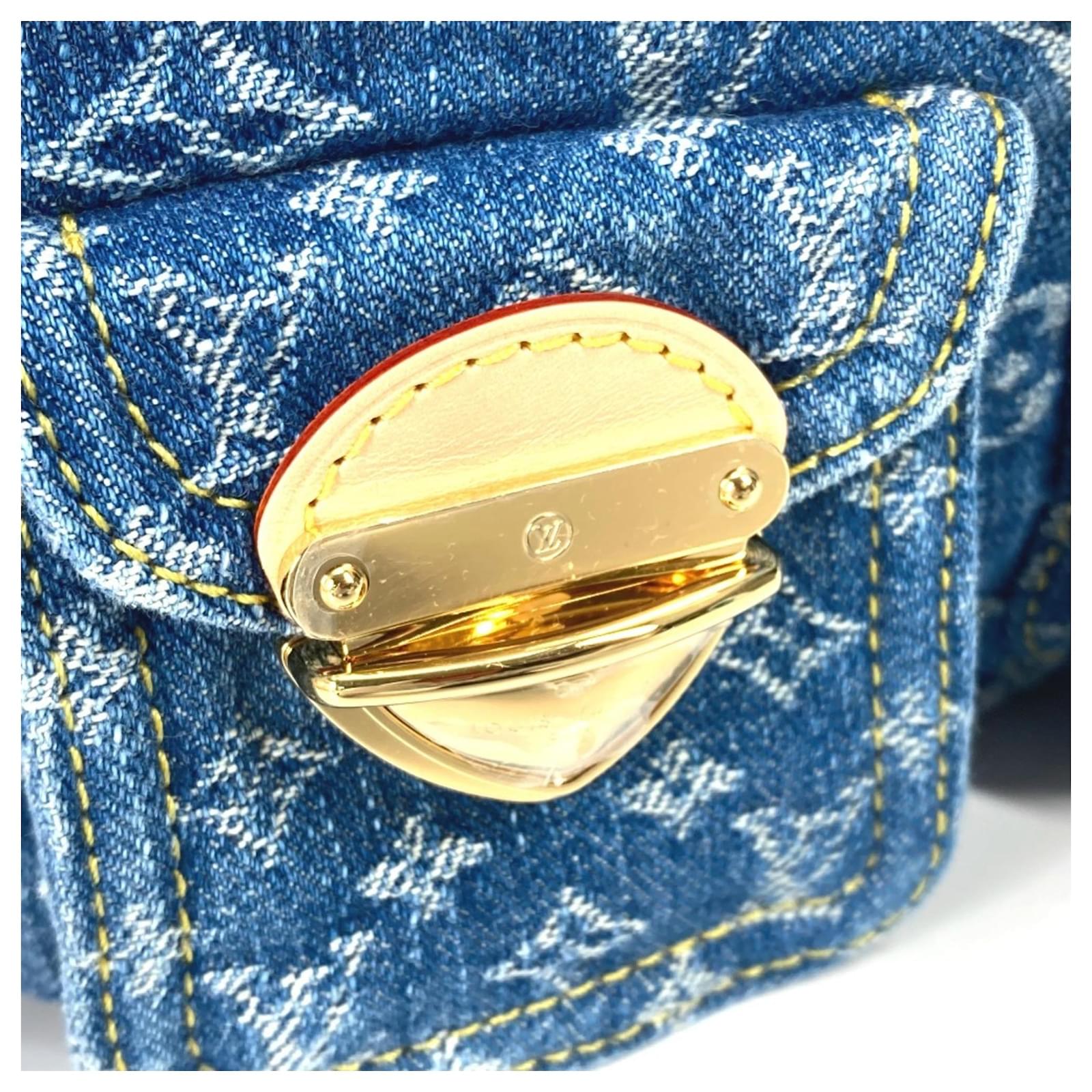 Louis Vuitton M46836 New LV Remix Venice Backpack Blue Denim ref