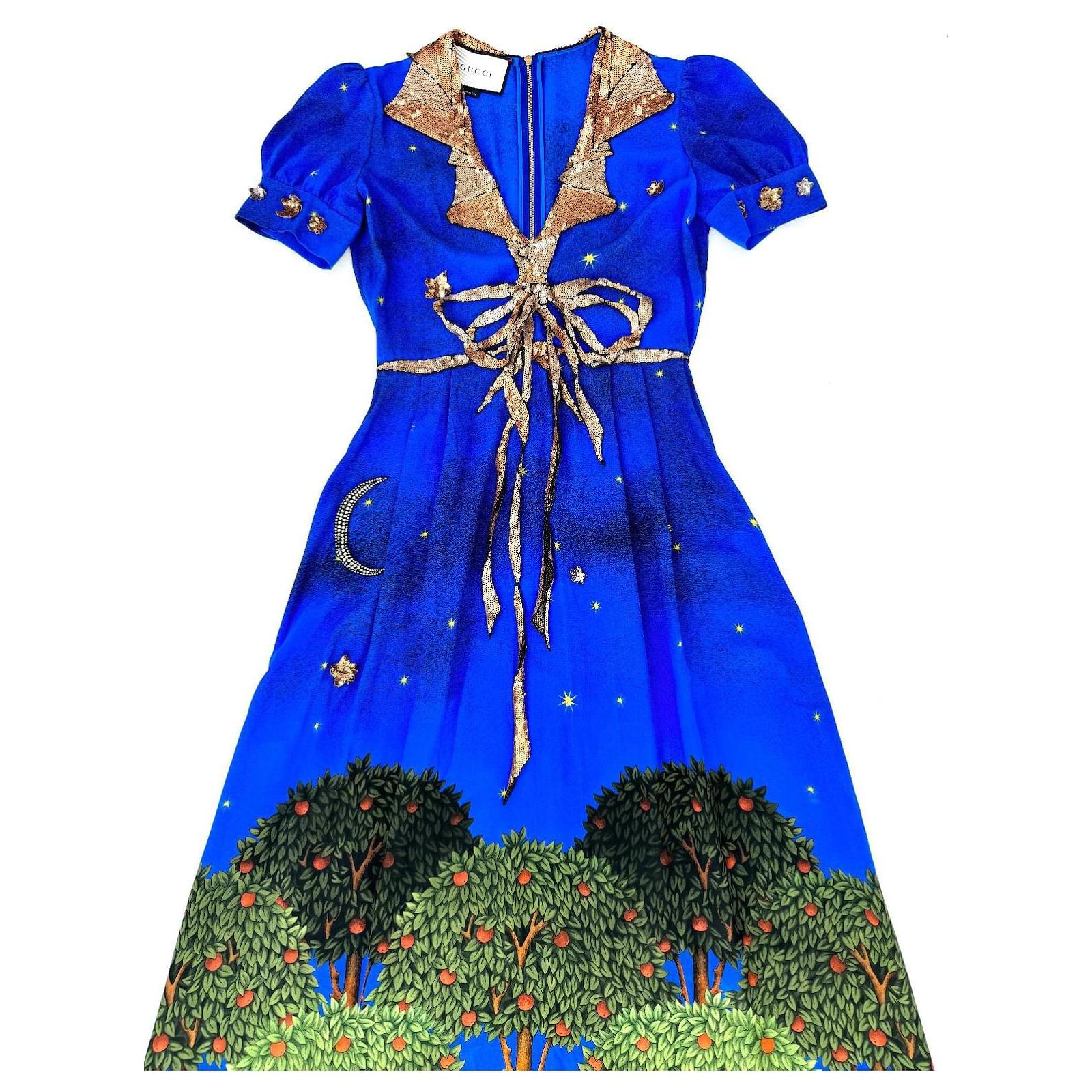 Gucci Pre Fall 2016 dress Multiple colors Silk ref.1623198