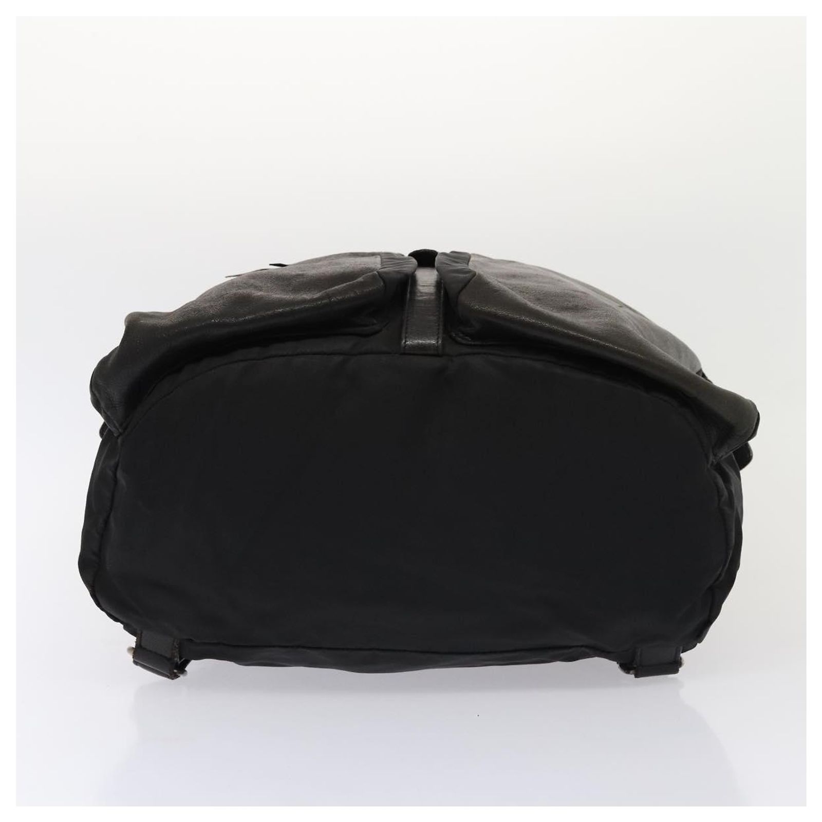 PRADA Backpack Nylon Leather Black Auth 87351 PRADA Backpack Nylon Leather Black Auth 87351 | Brand Street  main image 3