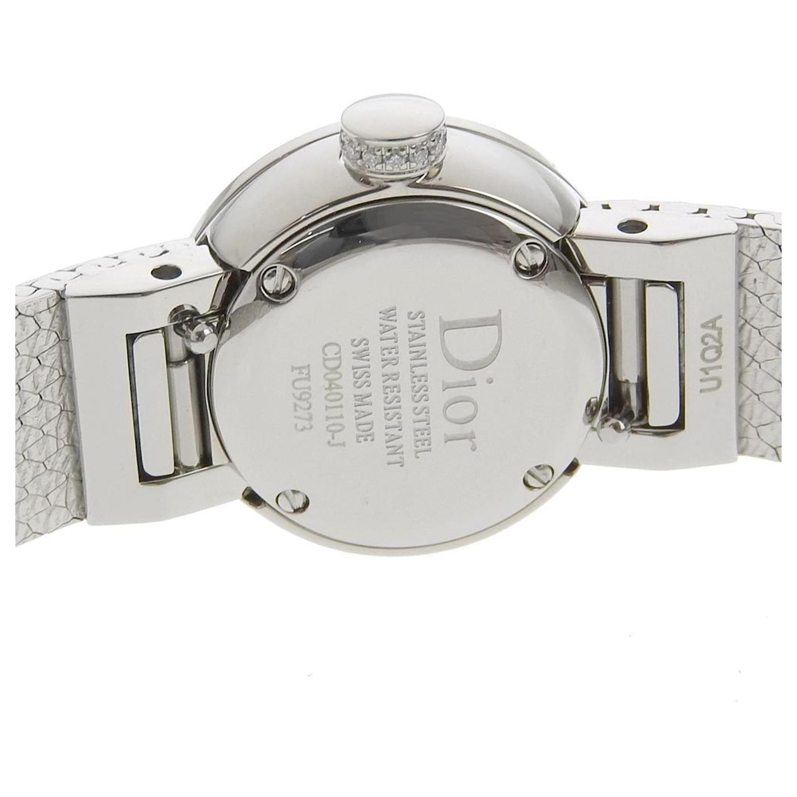 D De Dior Stainless Steel Back Water Resistant Christian Dior La D