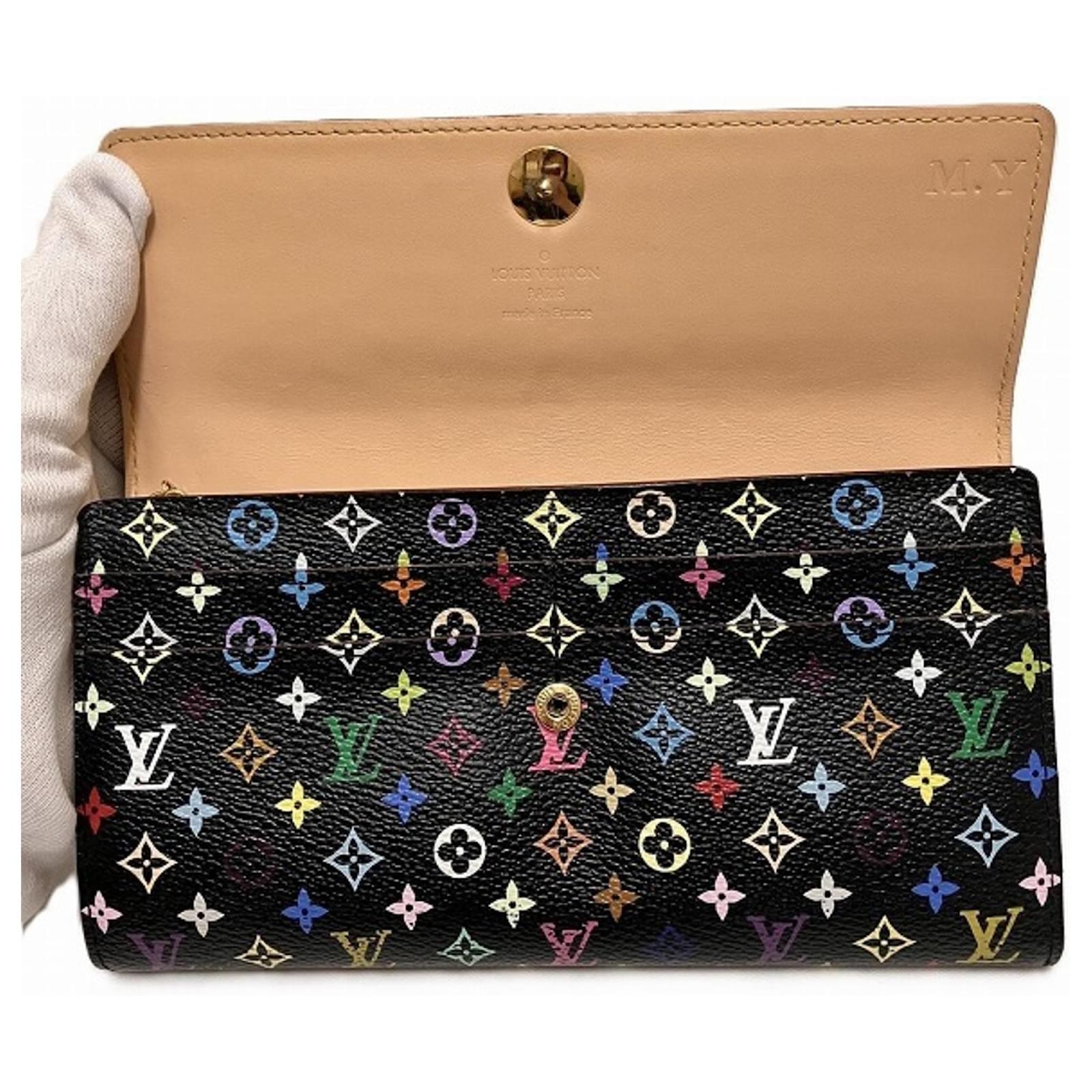 Lv Sarah Long Wallet Authentic LOUIS VUITTON Damier Azur Coated