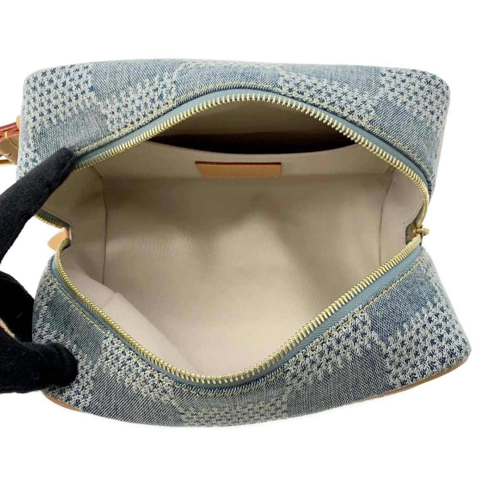 Louis Vuitton Second Bag Damier Denim 3D Locker Dopp Kit