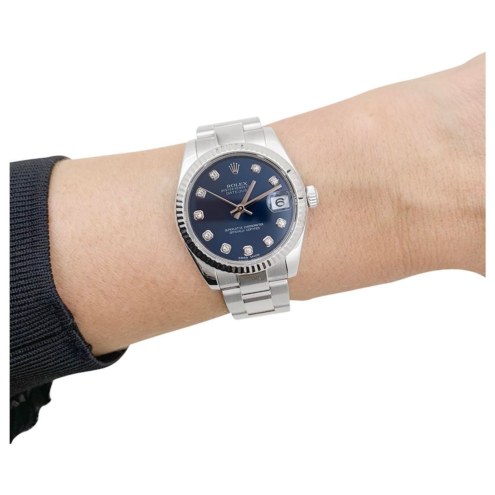 Rolex 'Datejust' watch, steel, diamonds. ref.1629668 - Joli Closet