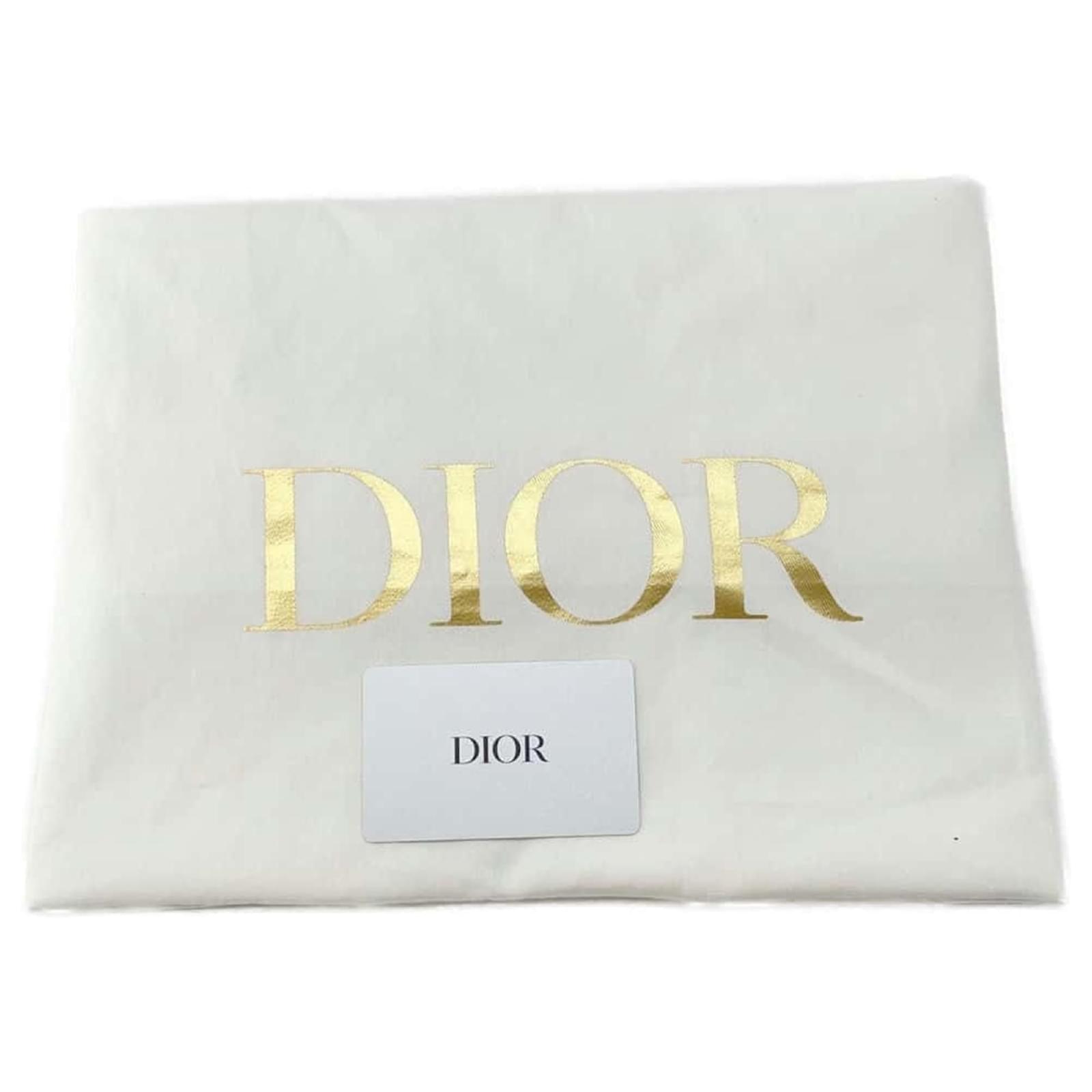 Christian Dior Handbag Book Tote with Butterfly Embroidery White