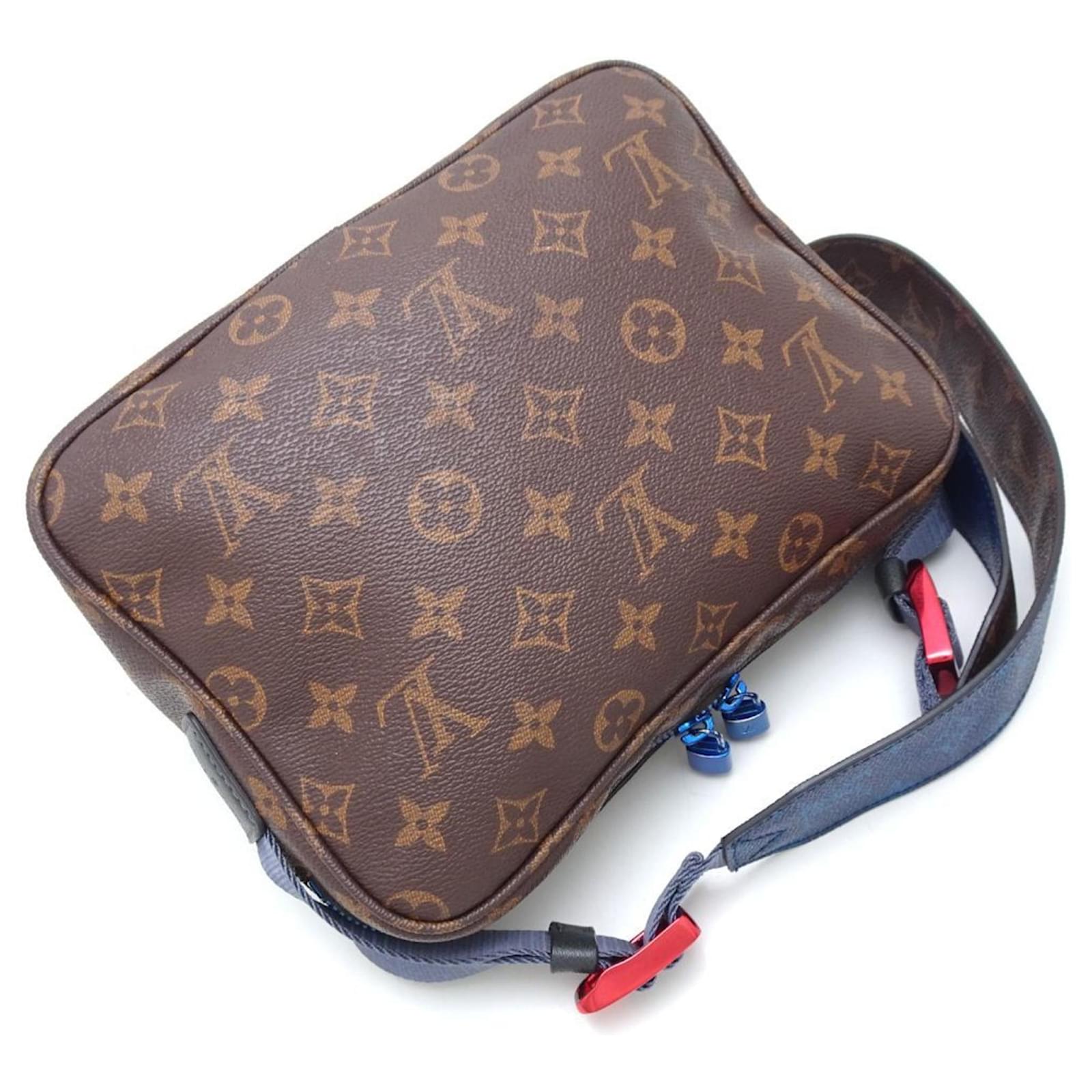Louis Vuitton Monogram PM M43843 Shoulder Bag Brown Cloth ref