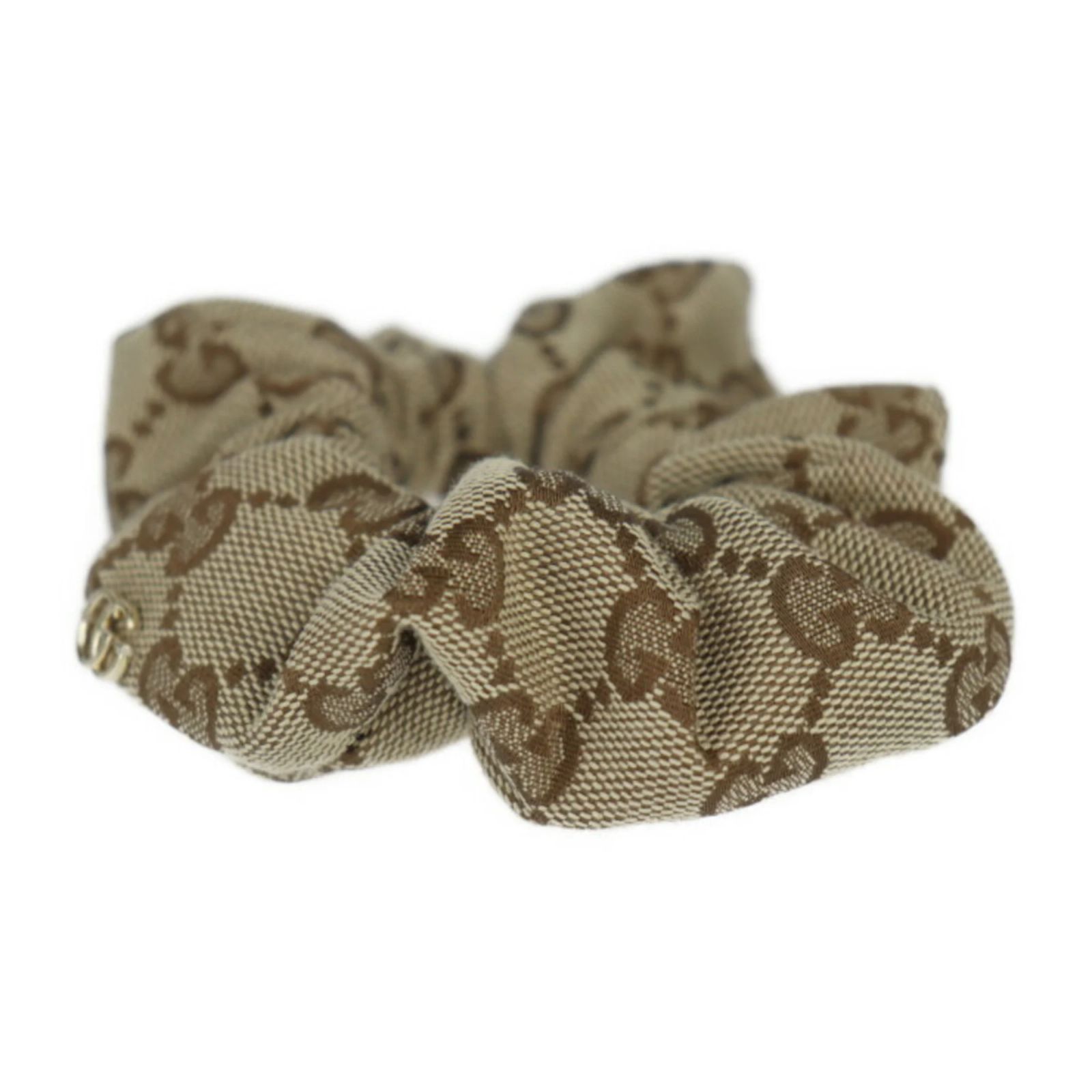Gucci Canvas Scrunchie Braun Beige Leinwand ref.1630386 