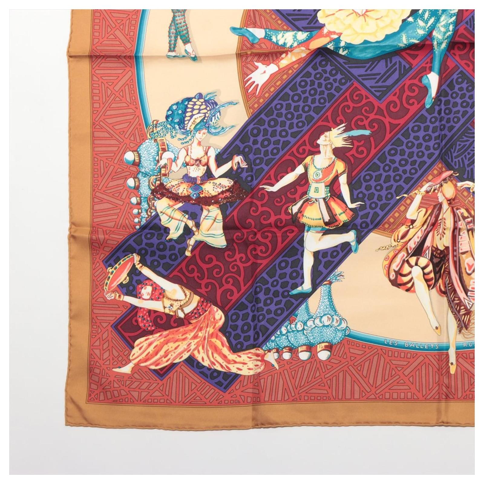 エルメス HERMES カレ90 スカーフ LES BALLETS RUSSES HERMÈS カレ 90 “LES BALLETS RUSSES ” スカーフ - mozme