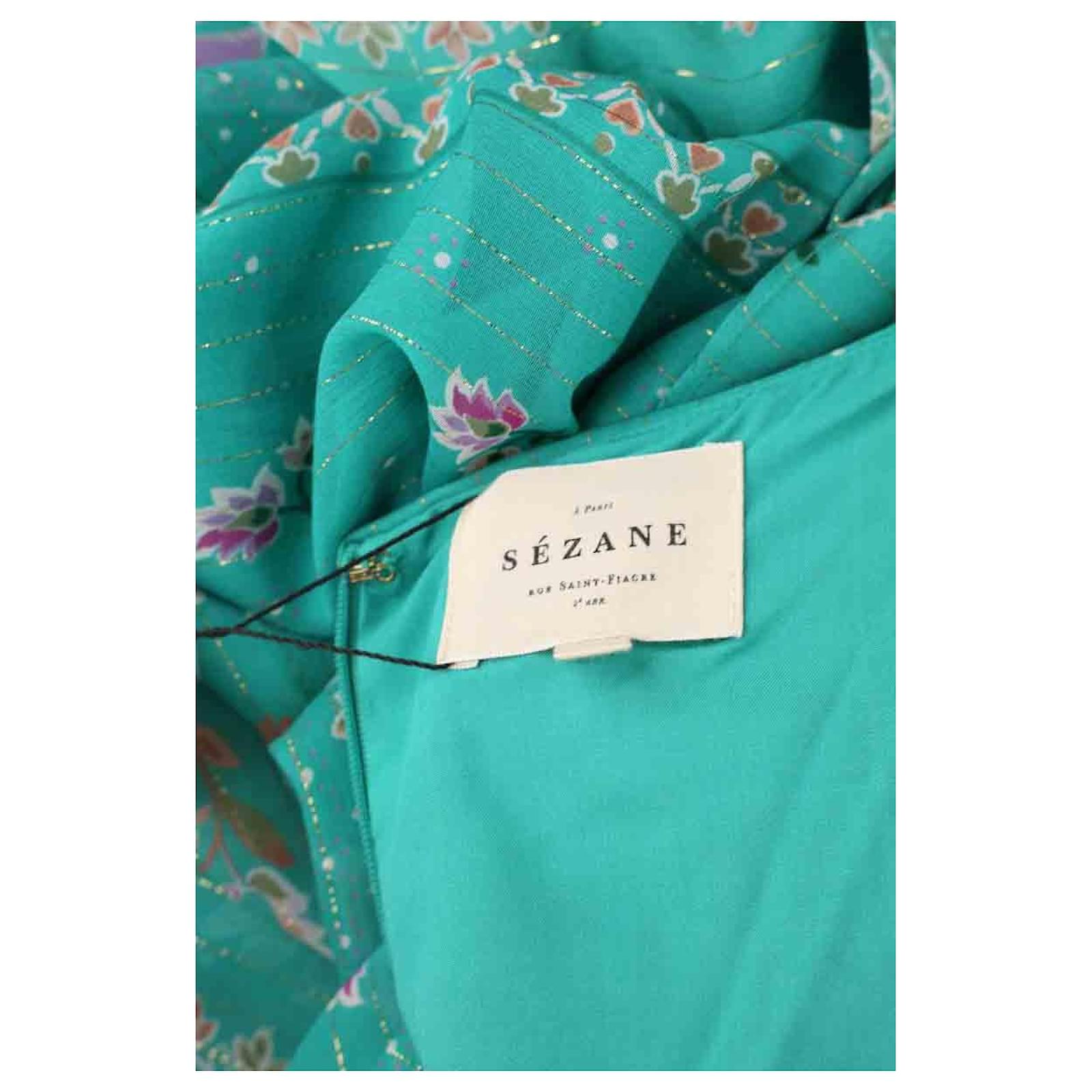 SZane Silk dress Green ref.JC1632649 (Sold) - Joli Closet SZane Silk dress Green ref.JC1632649 (Sold) - Joli Closet