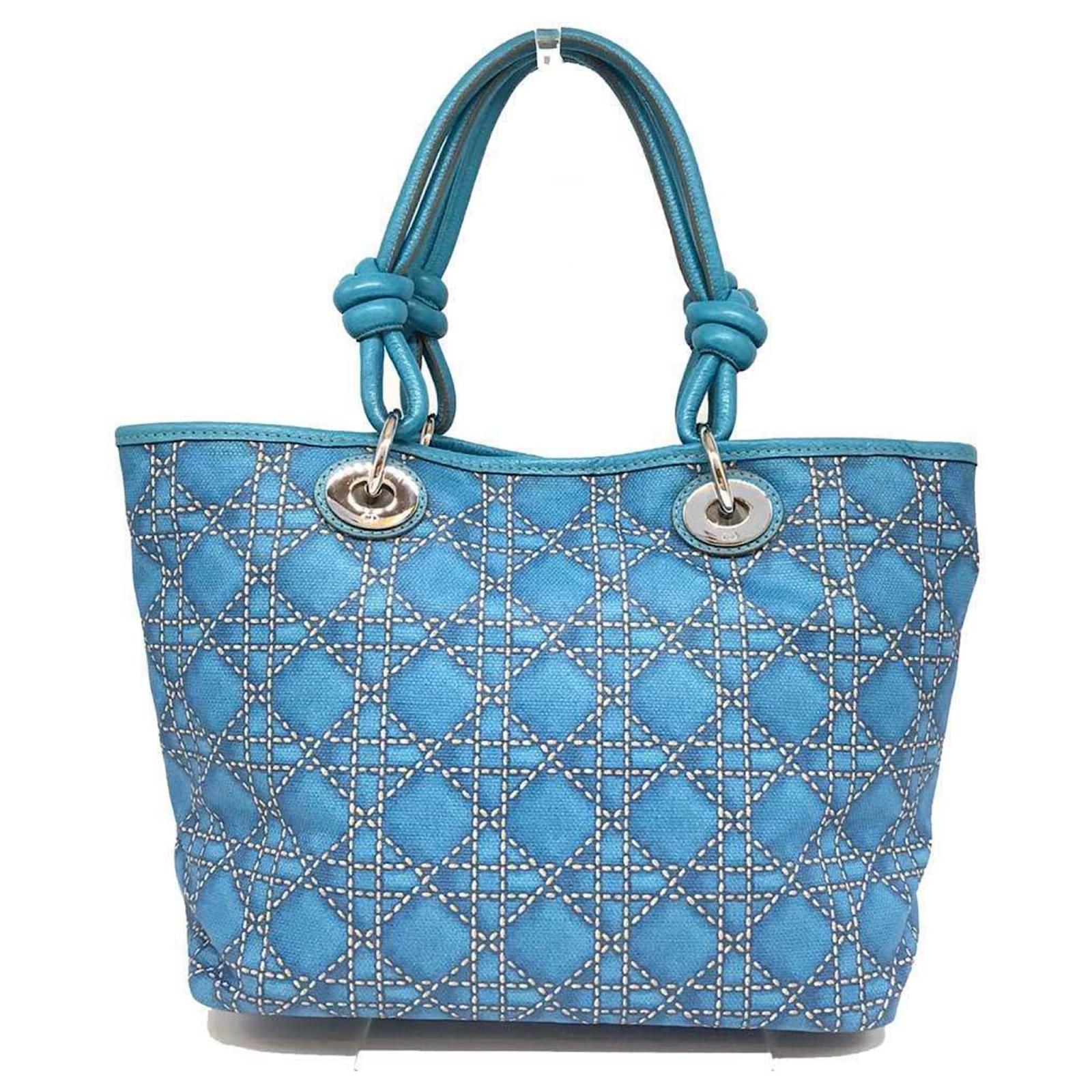 Dior Shopper Christian Dior Tote Bag Blau Christian Dior Lady Dior
