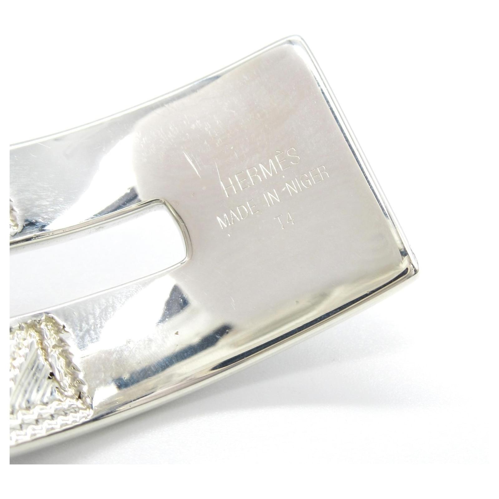 Hermès Hermes Touareg T4 Bangle in Silver 925 Silvery ref