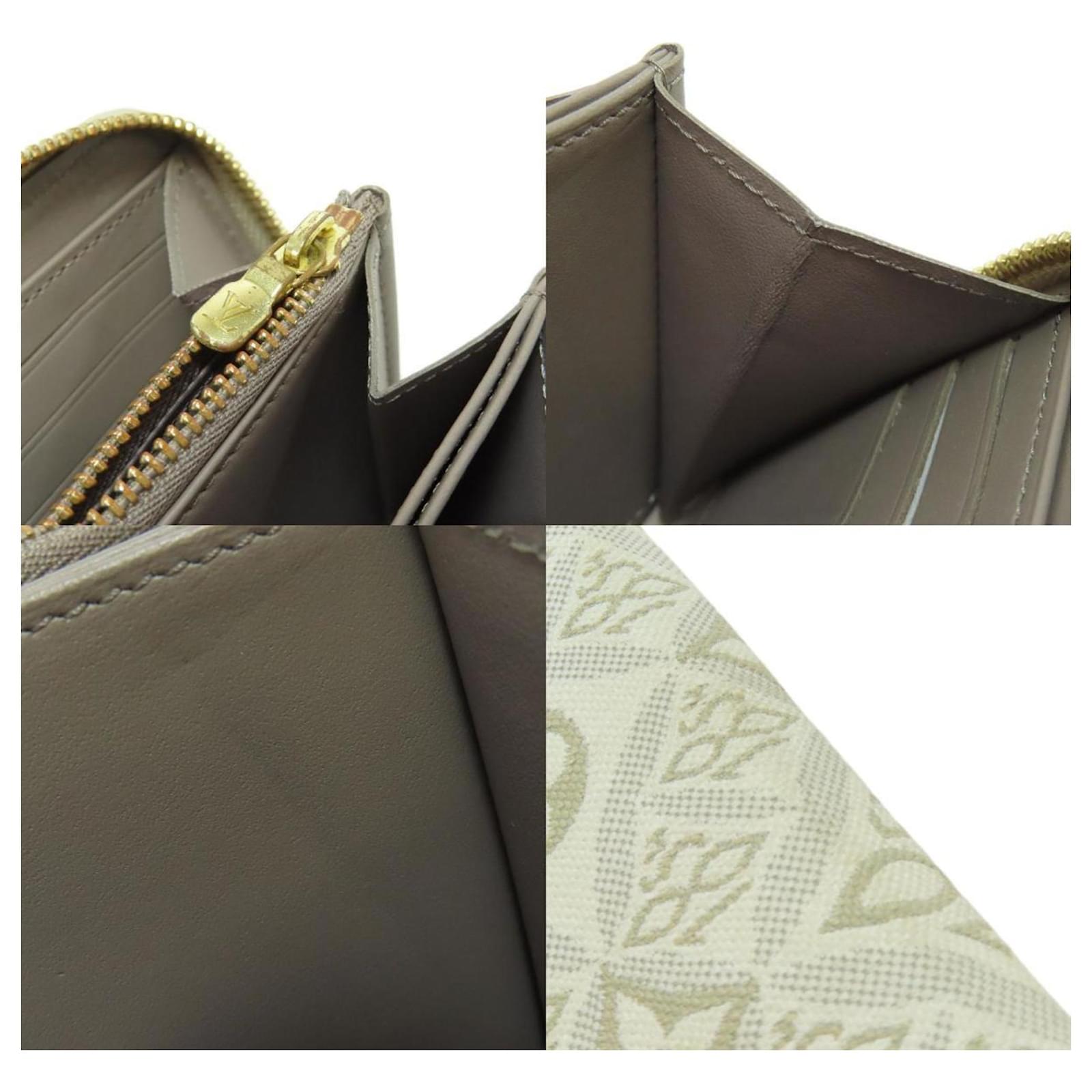Louis Vuitton M81172 Zippy Wallet SINCE1854 White Patent