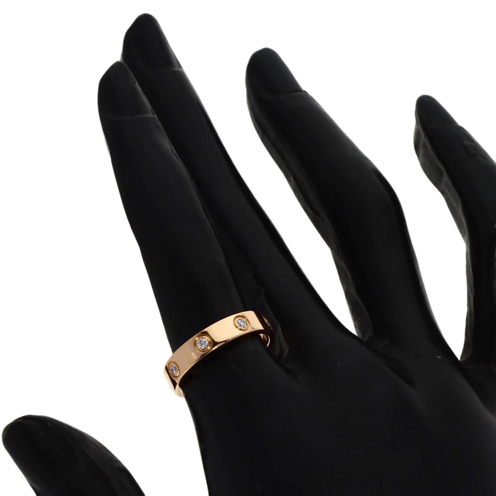 【美品】Cartier LOVEリング　ピンクゴールド　ボックス付き　サイズ51 美品】Cartier LOVEリングピンクゴールドボックス付きサイズ51