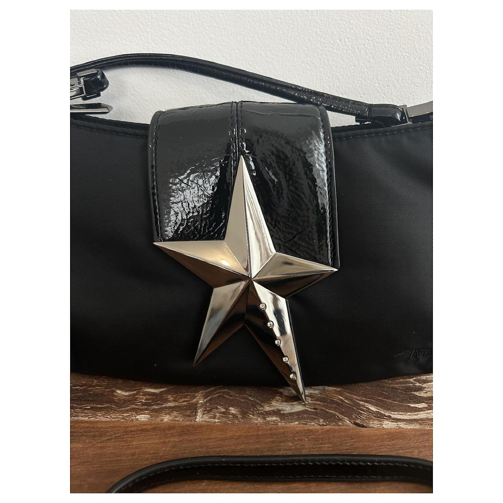 Thierry Mugler Handbags Black Leather Nylon ref.1634468 - Joli Closet