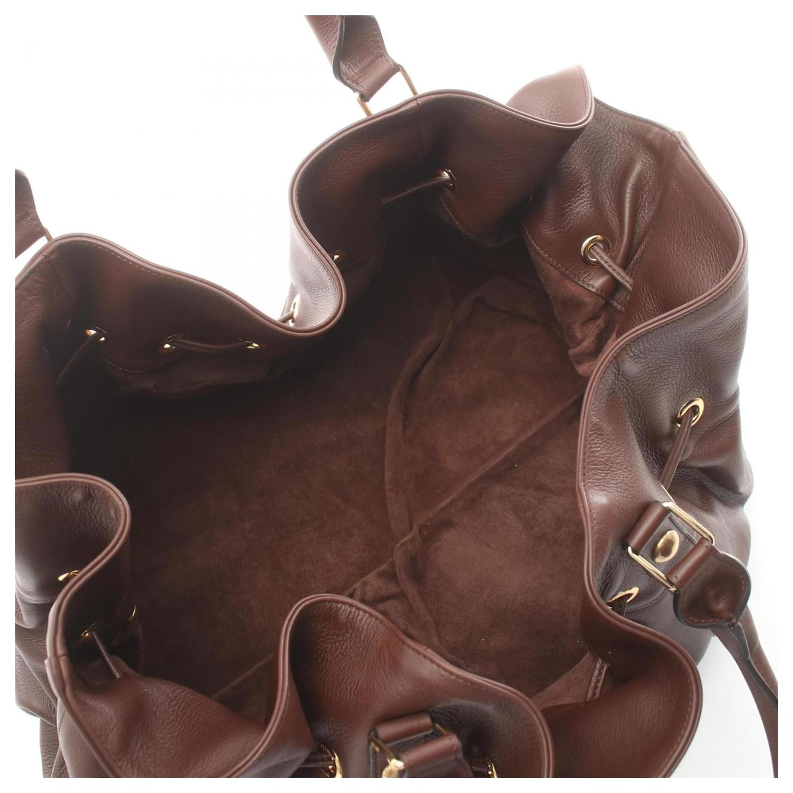Céline Celine Medium Abbey Tote Bag Brown Leather ref