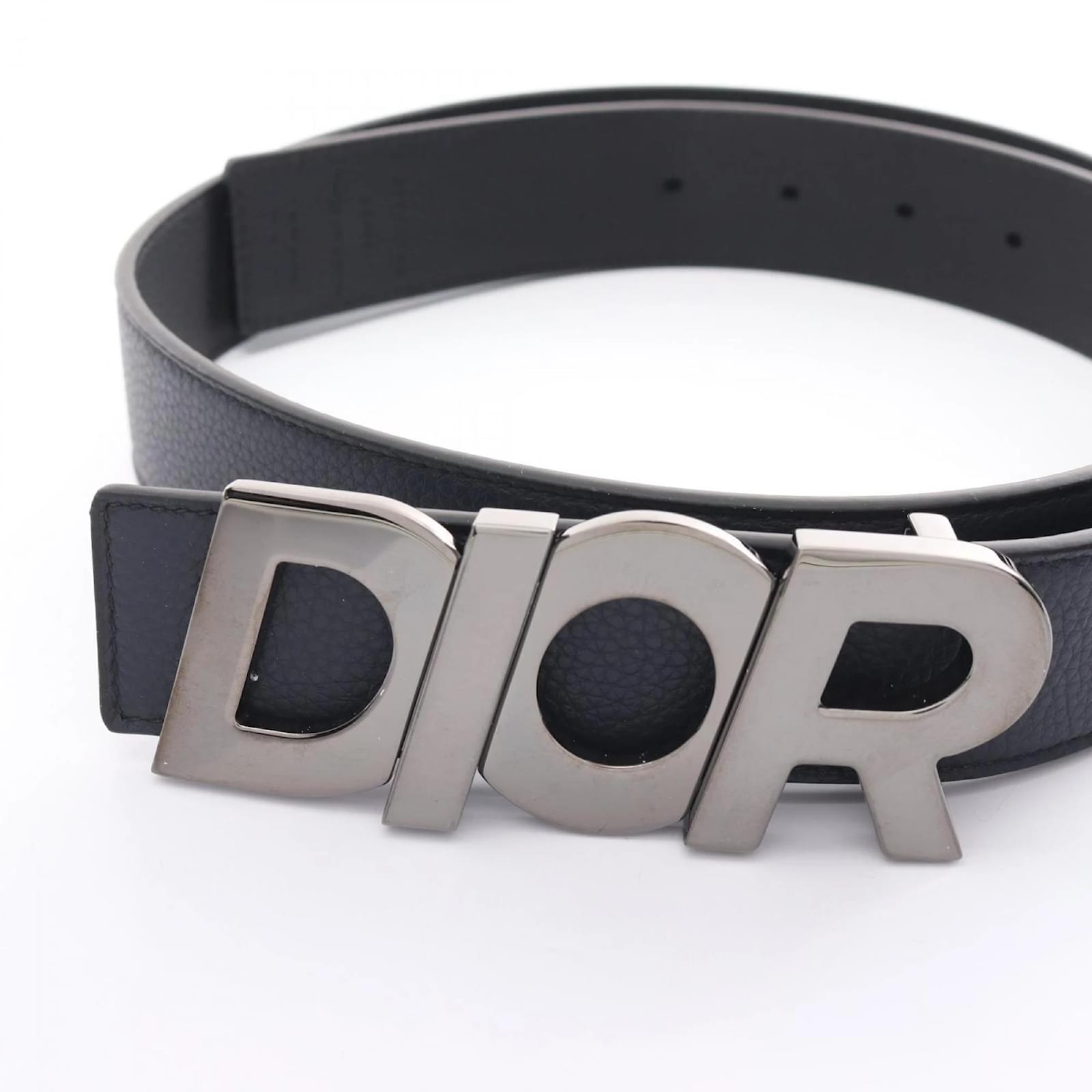 Christian Dior ロゴ入りベルト Christian Dior Vintage Monogram Gold