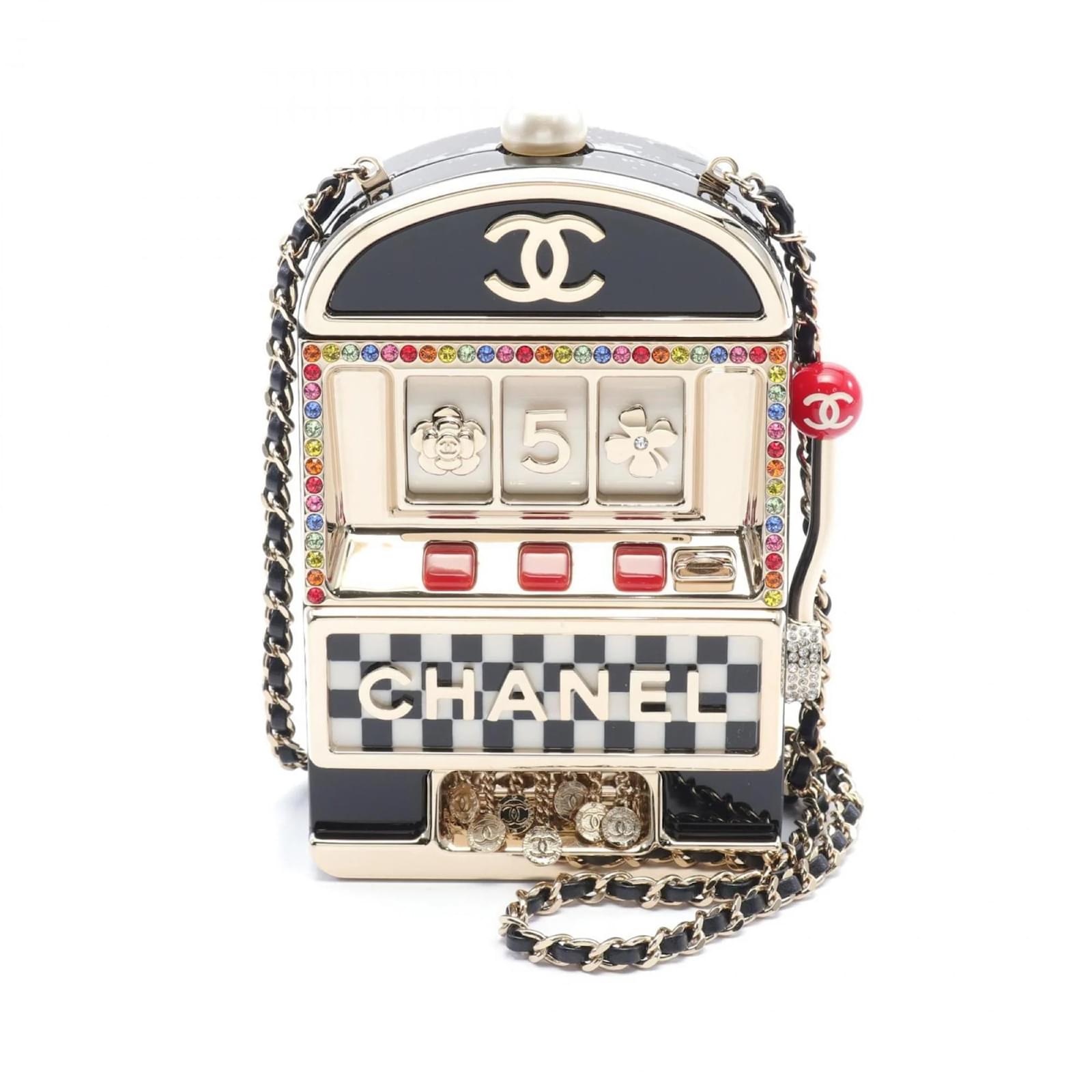 CHANEL（okima） Chanel Coco Mark Lambskin Hand bag Pink Gold Metal Fittings