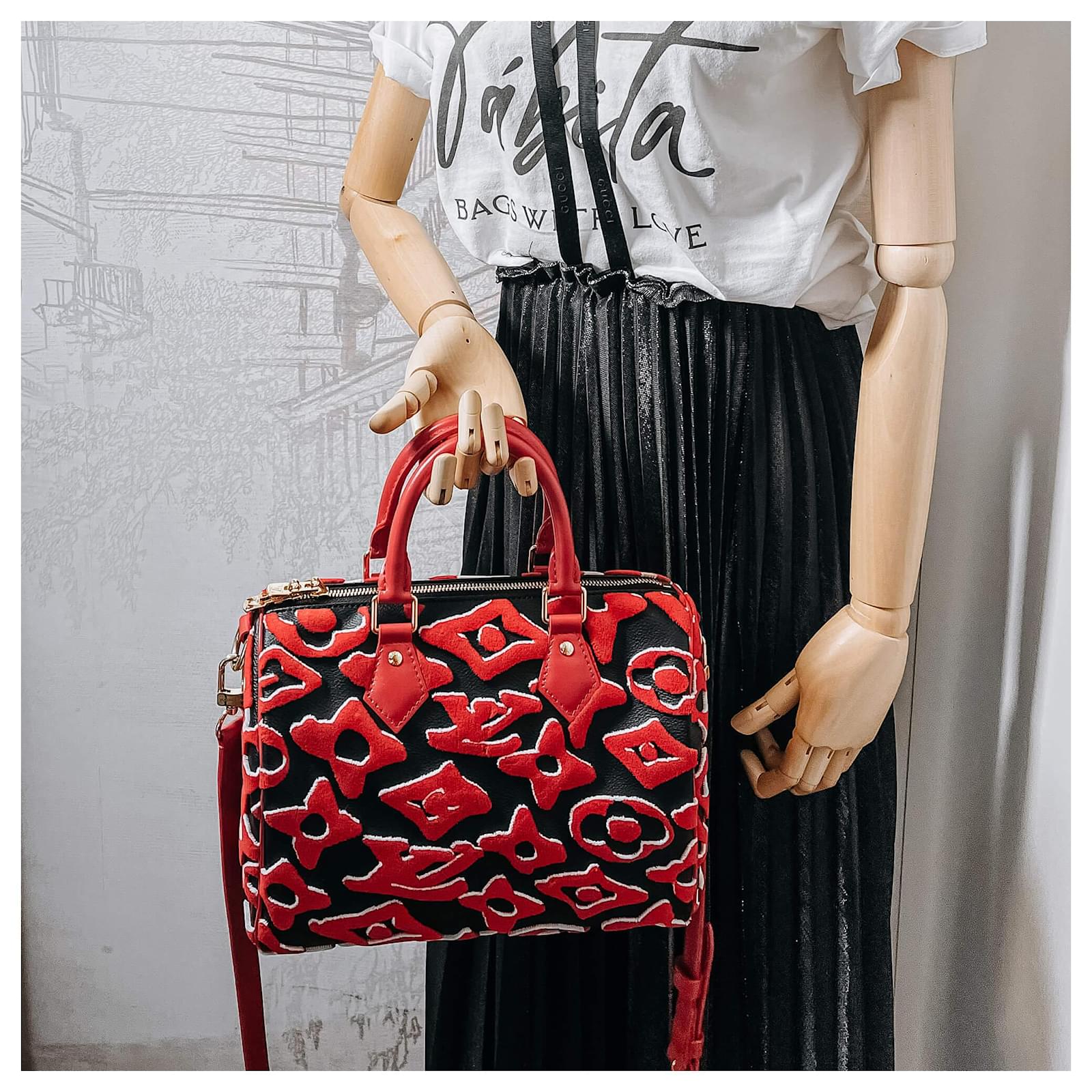 Louis Vuitton Speedy 25 Bandoulière Urs Fischer Tufted