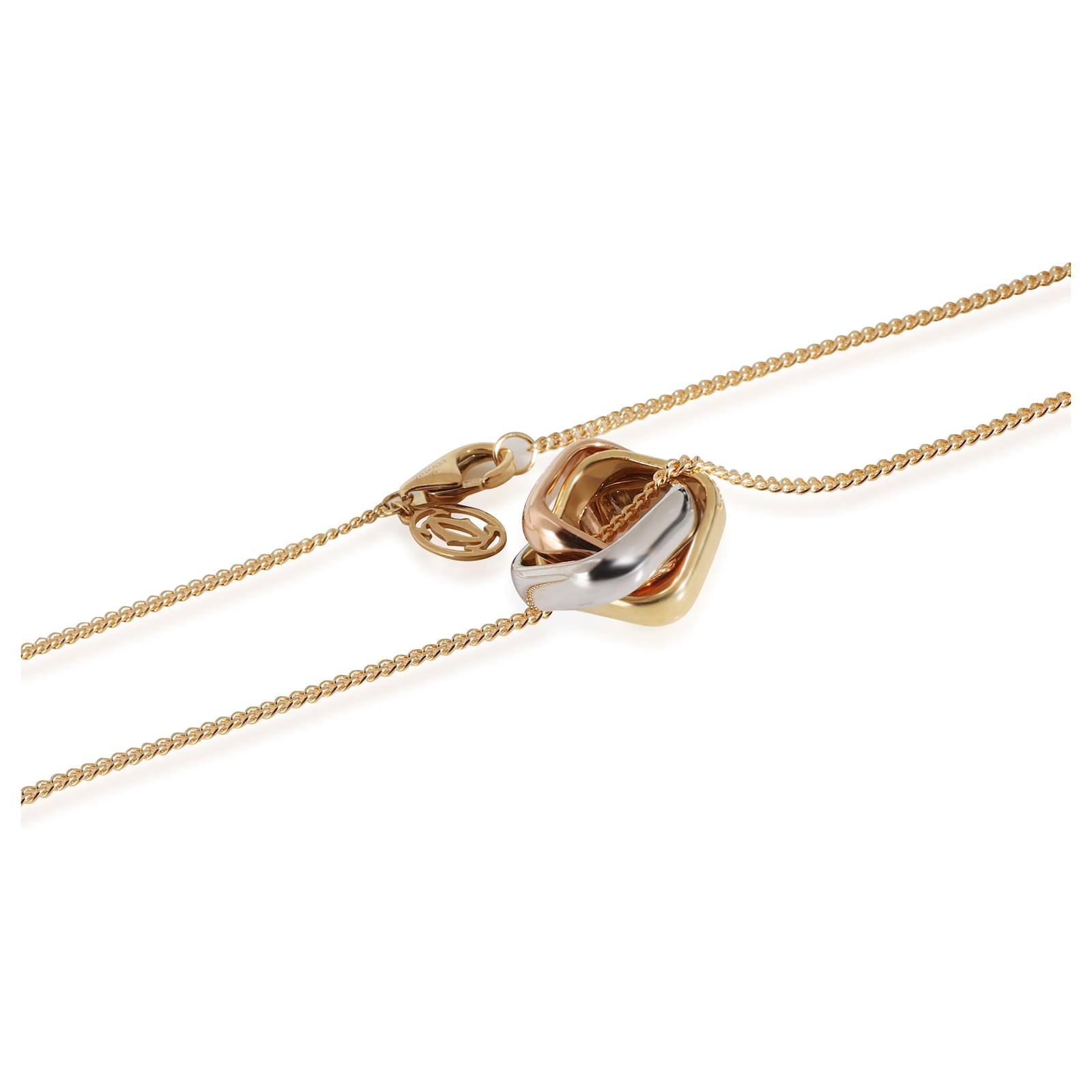 洗練ジュエリー【Cartier】Trinity pendant, cushion-shaped Trinity pendant, cushion-shaped