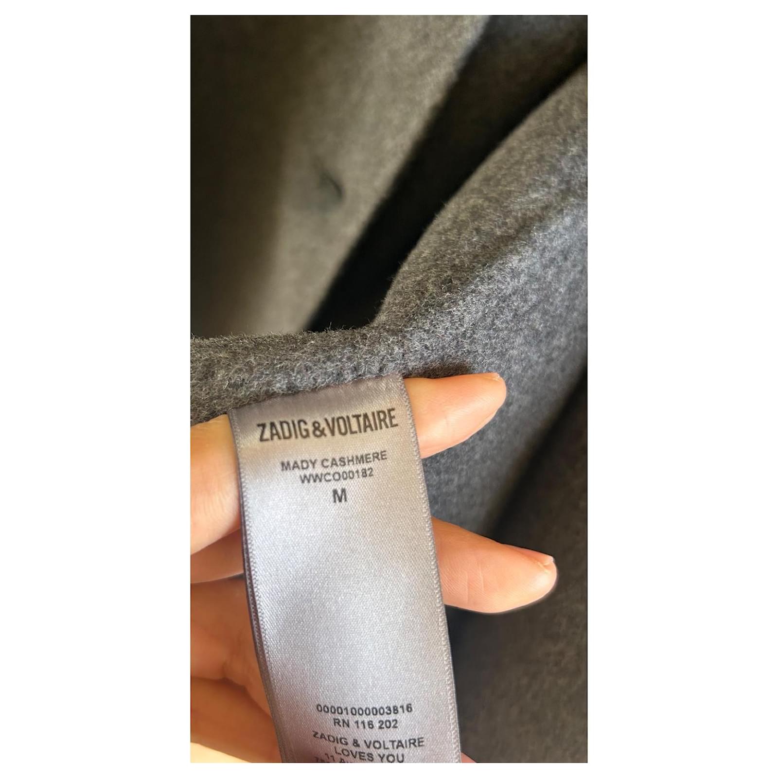 Zadig & Voltaire Mady Cashmere Coat Zadig et Voltaire Dark