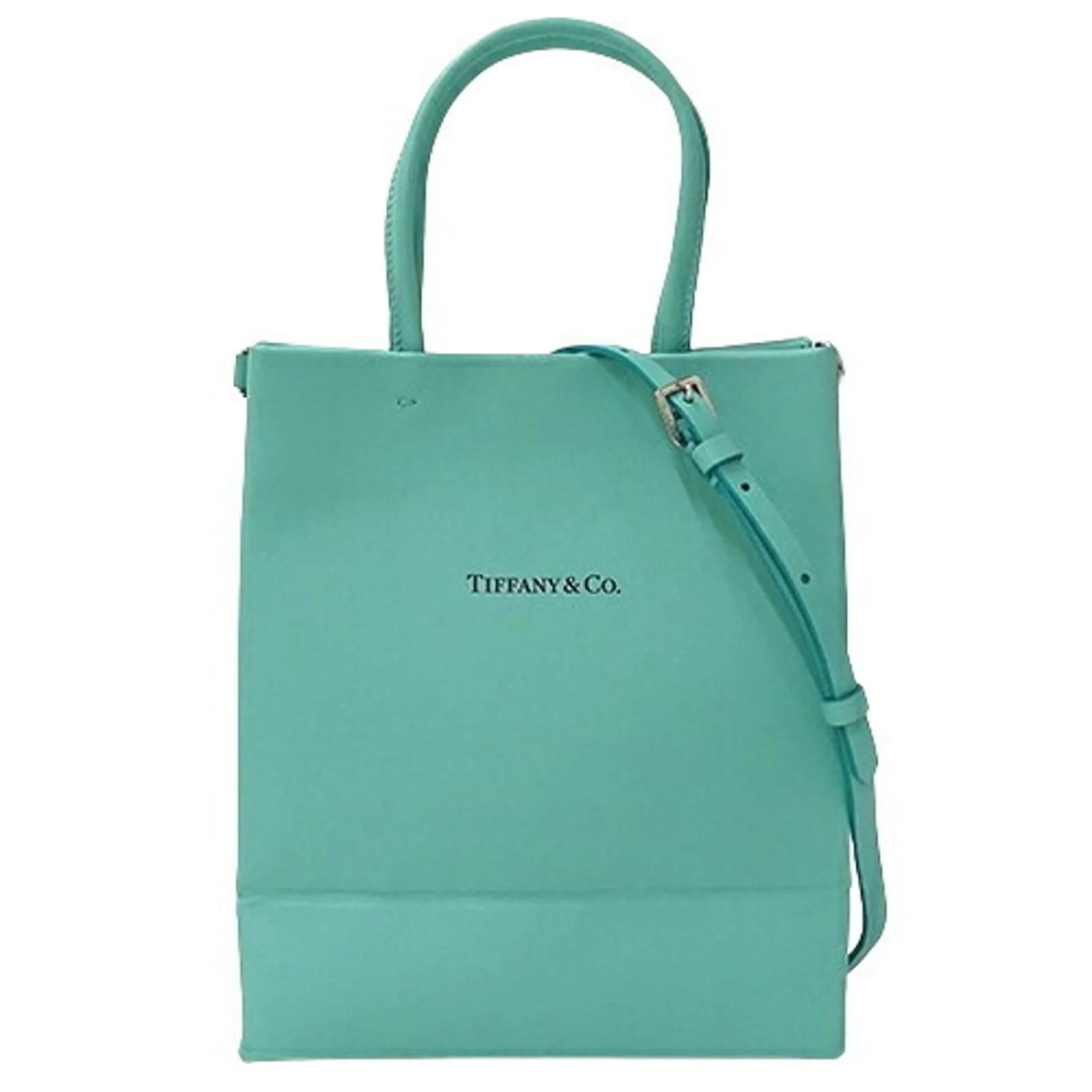 Tiffany & Co. Leather Handbag in Tiffany Blue ref.1640272 - Joli
