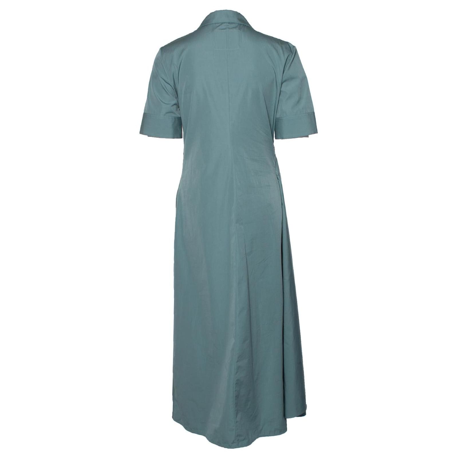 green emerald velvet dress Jil Sander main image 0
