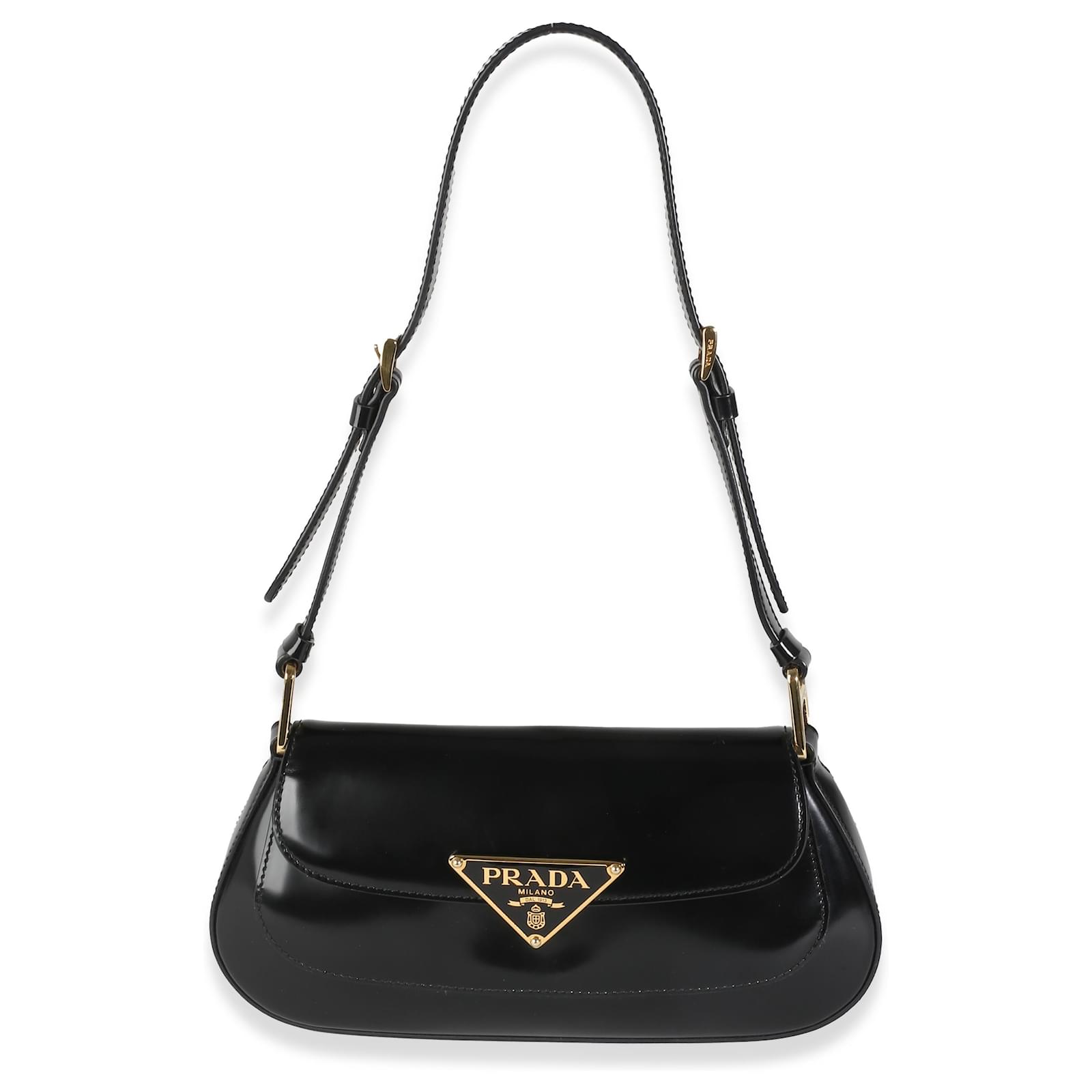 ショルダーバッグ・ポシェット PRADA BRUSHED LEATHER MEDIUM SHOULDER BAG 0400022521310_BLACK?wid=600&