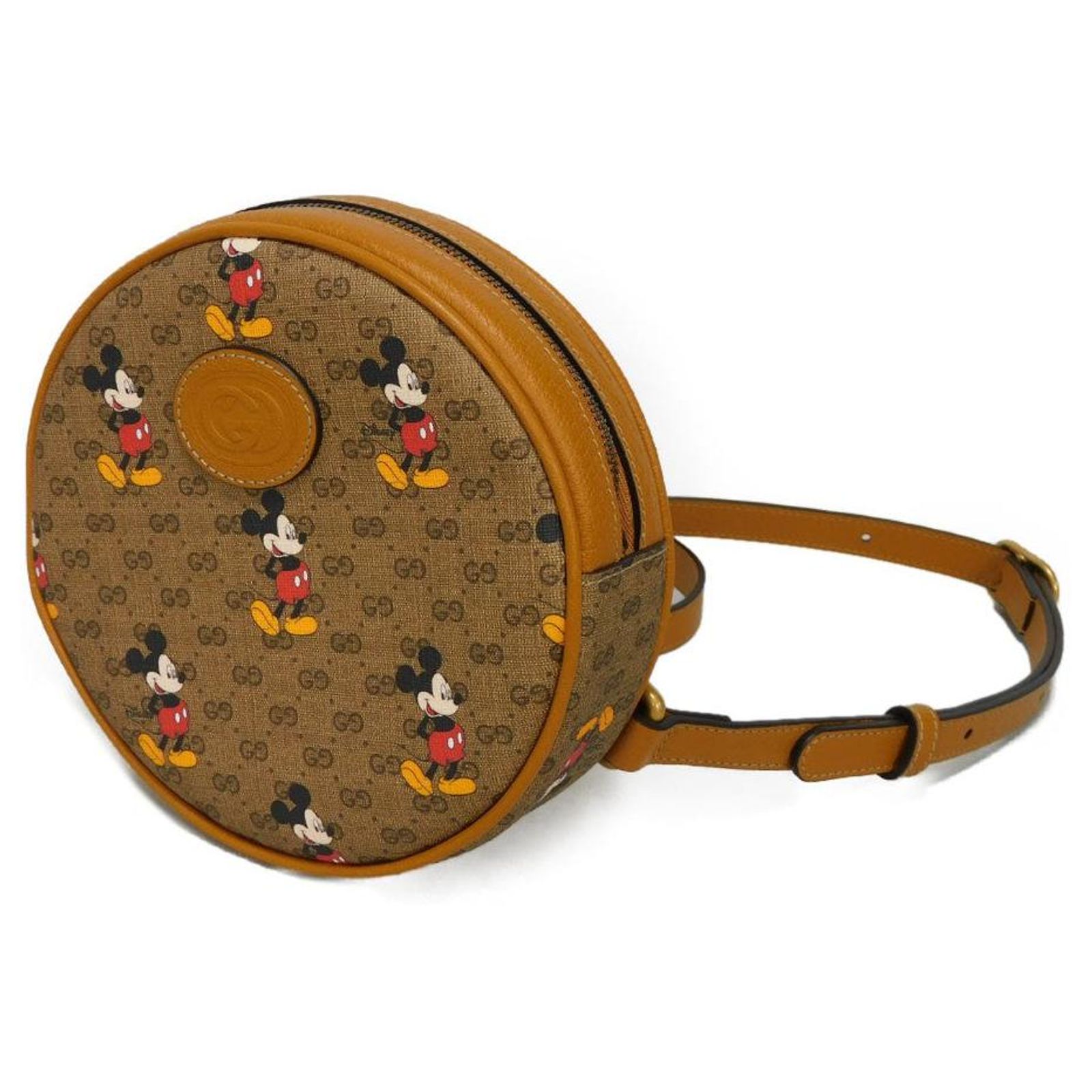 Gucci Mickey Mouse Mini Backpack 603730 Brown Cloth ref 