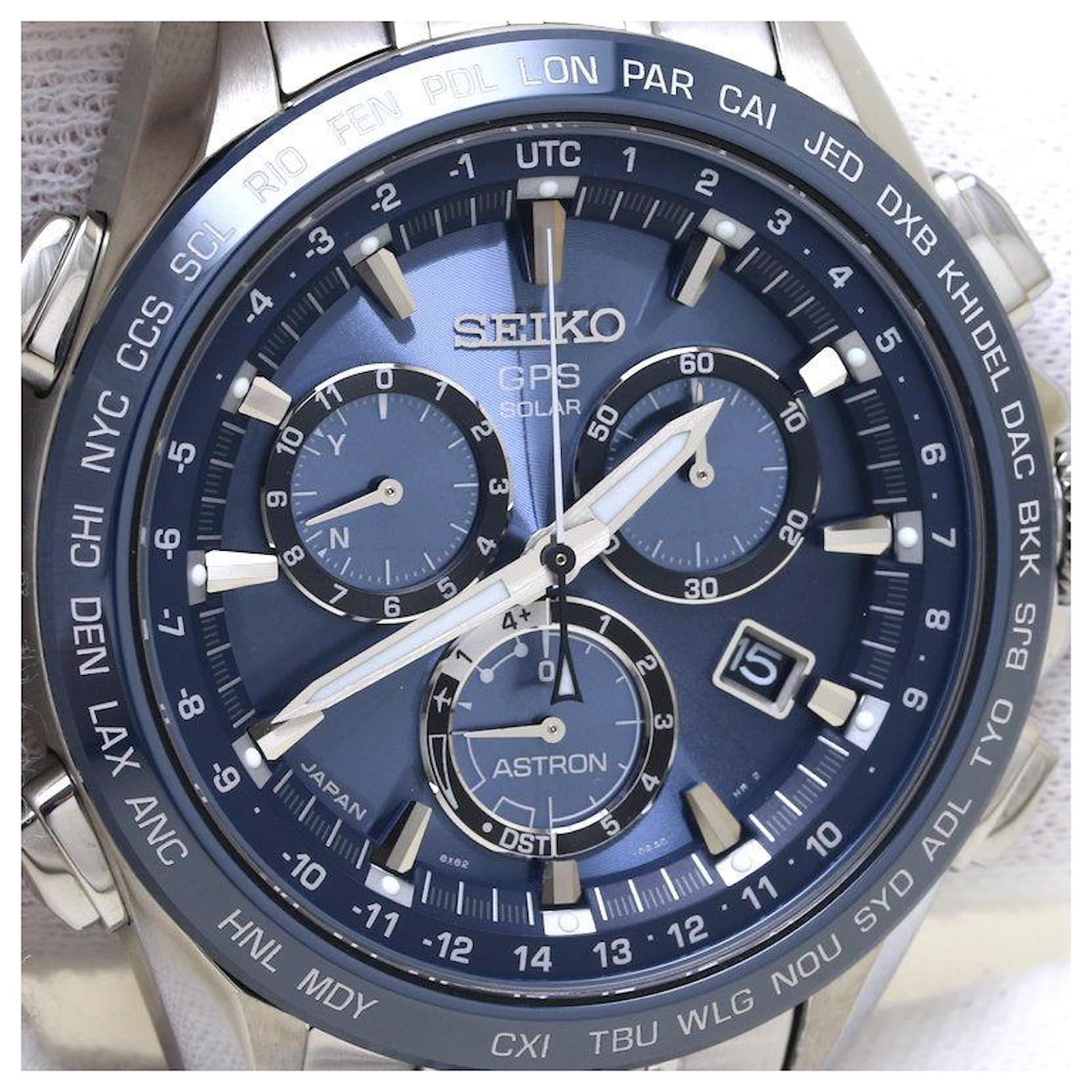 日出まろ様 SEIKO ASTRON ネイビー文字盤 SBXB005 