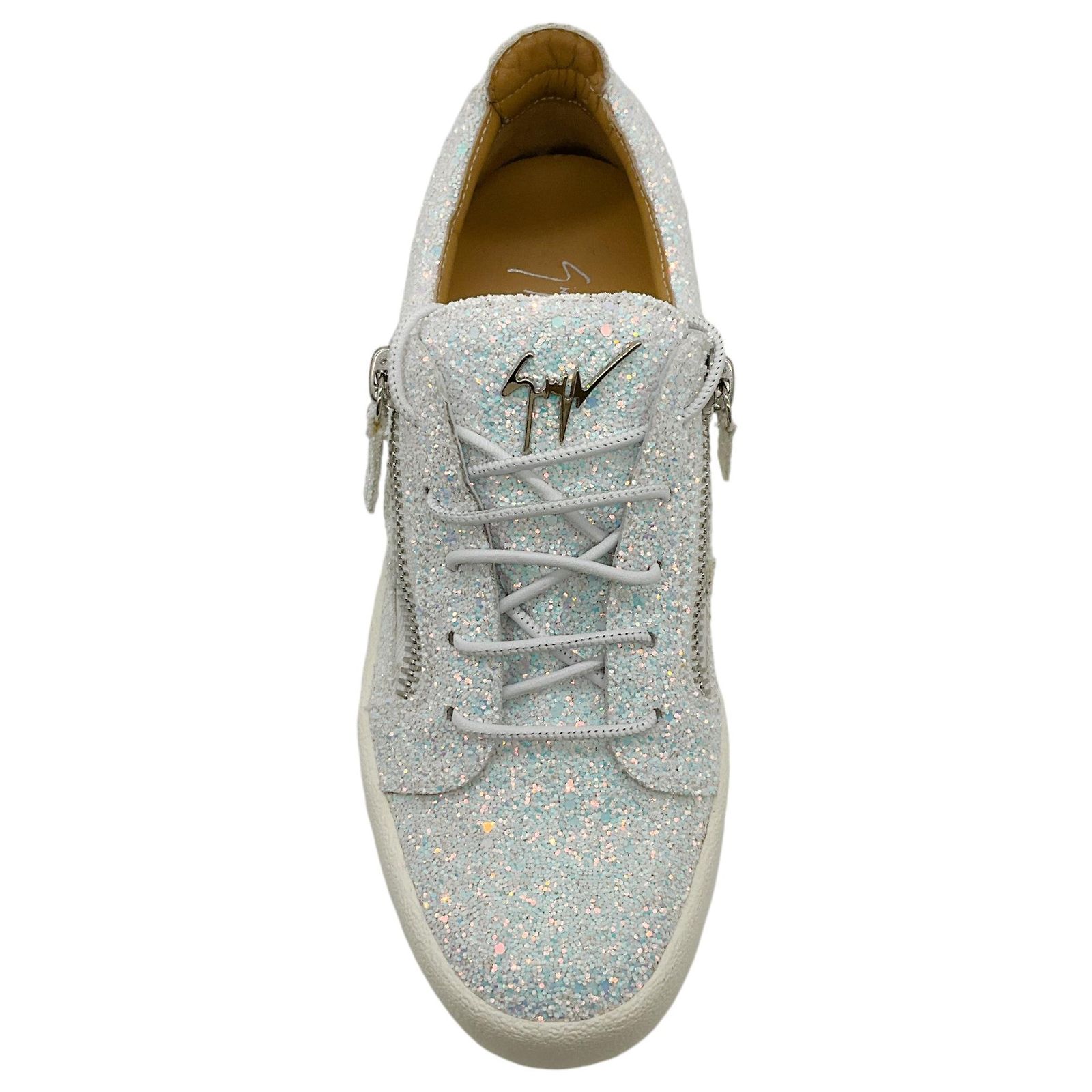 Baskets Giuseppe Zanotti Design Platino Or - Taille 40 Homme, Neuves Avec Boîte
