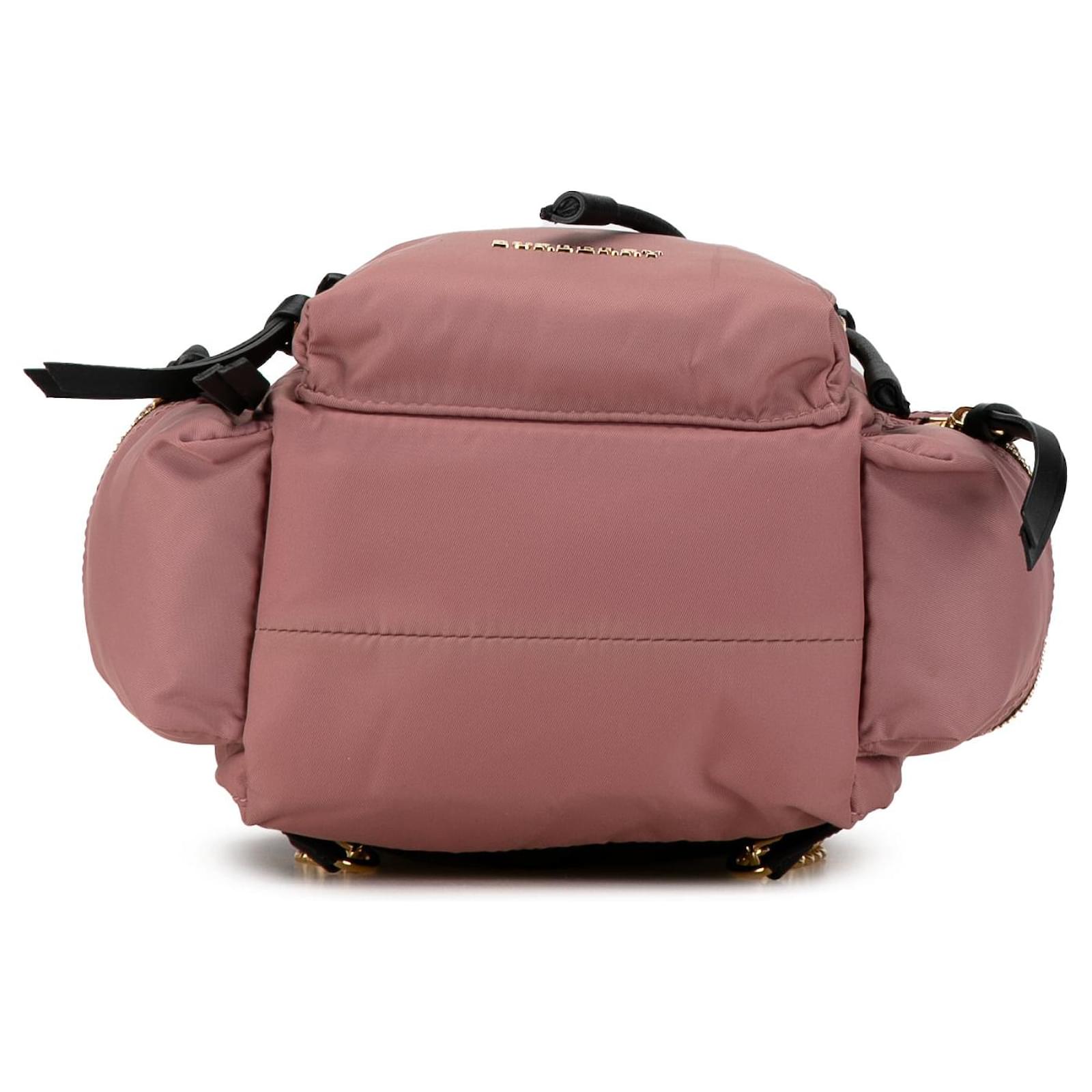 Pink Burberry Backpack Womens Pink Burberry Small Nylon Runway