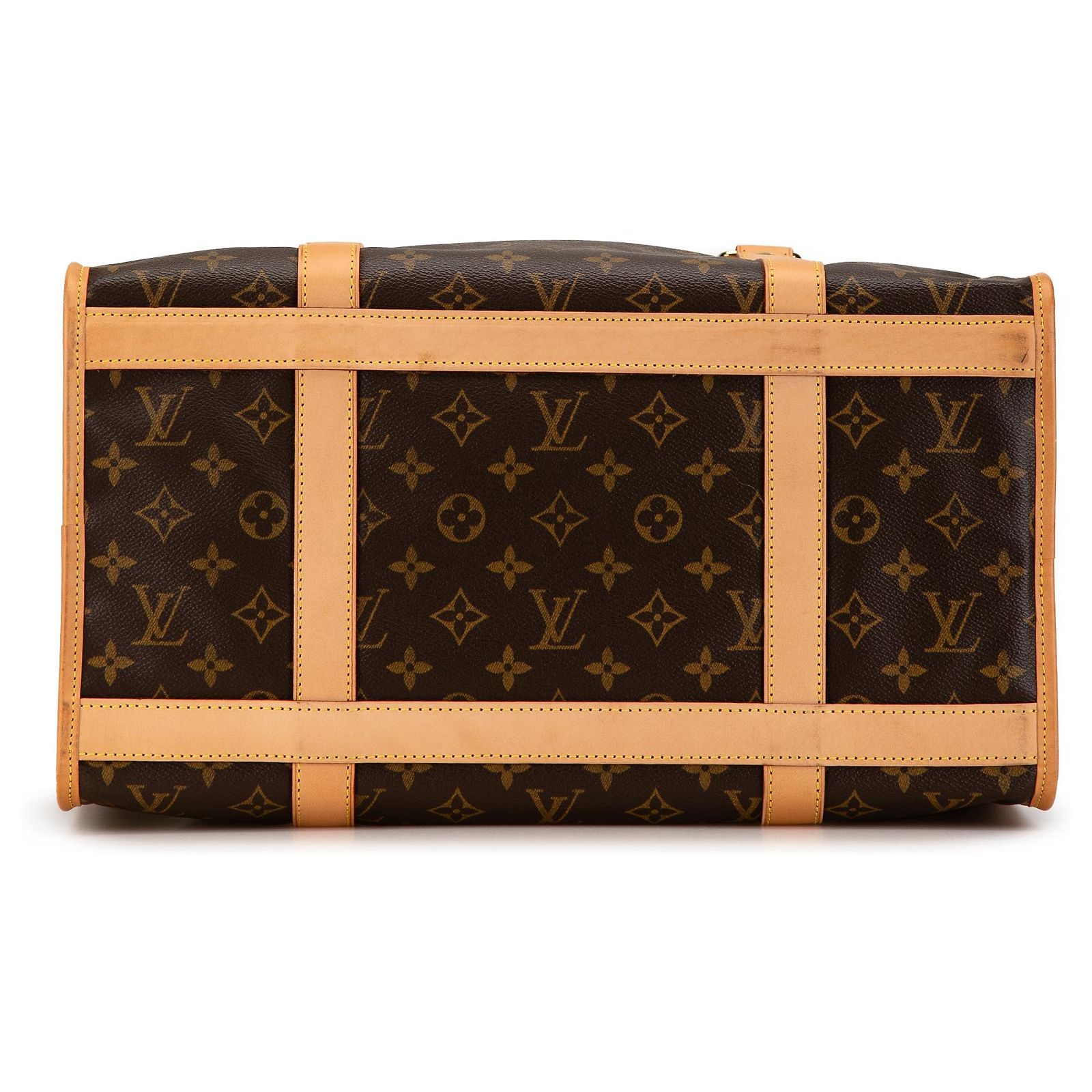 Brown Louis Vuitton Monogram Sac Chien Pet Carrier 40 Travel Bag