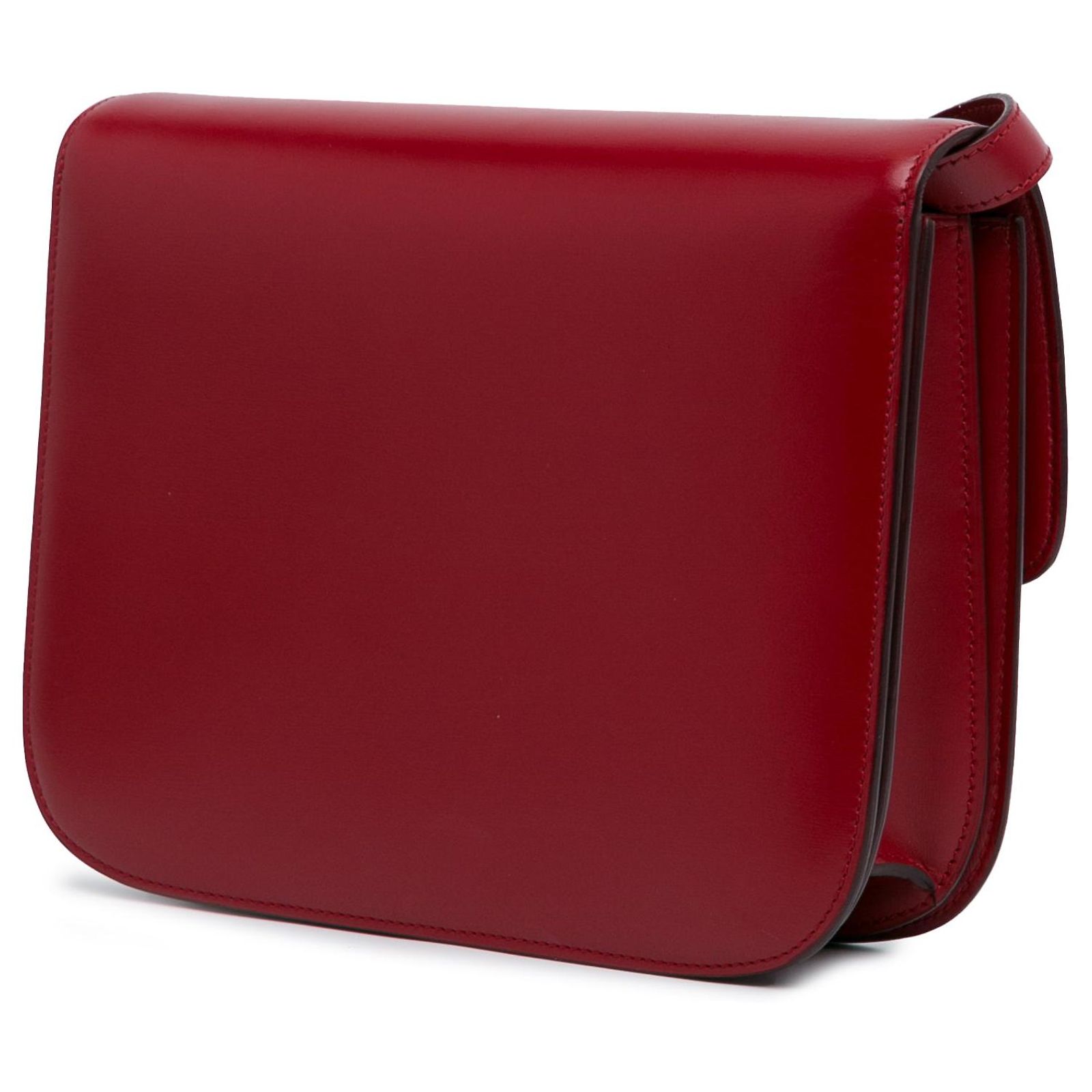 Céline Red Celine Medium Classic Box Crossbody Bag Leather ref.1664039 ...