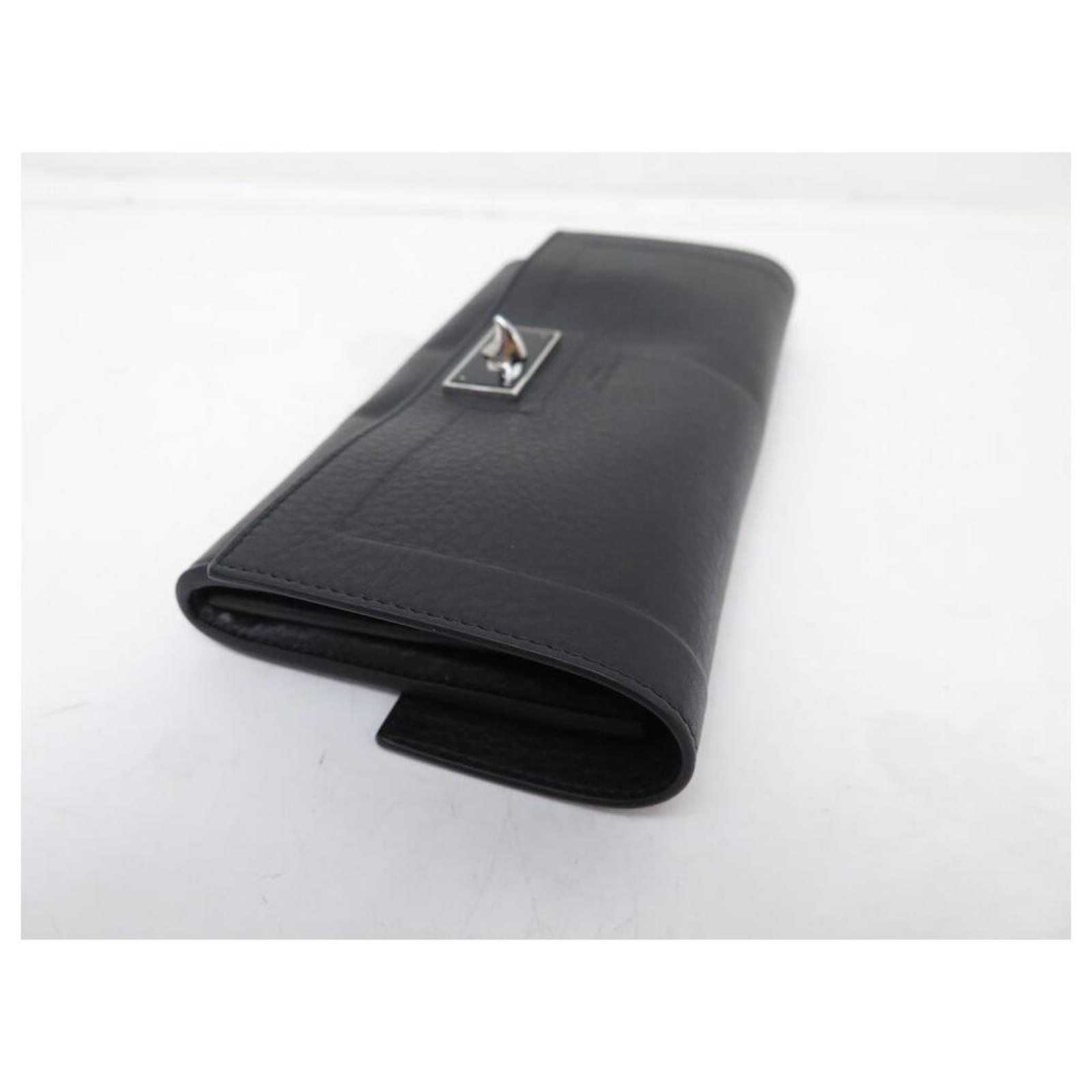 GIVENCHY / SHARK-LONG WALLET/長財布/レザー/ブラック/メンズ/BC06946695 001// LONG GIVENCHY SHARK LEATHER GRAIN BLACK WALLET BC06946695 + BOX